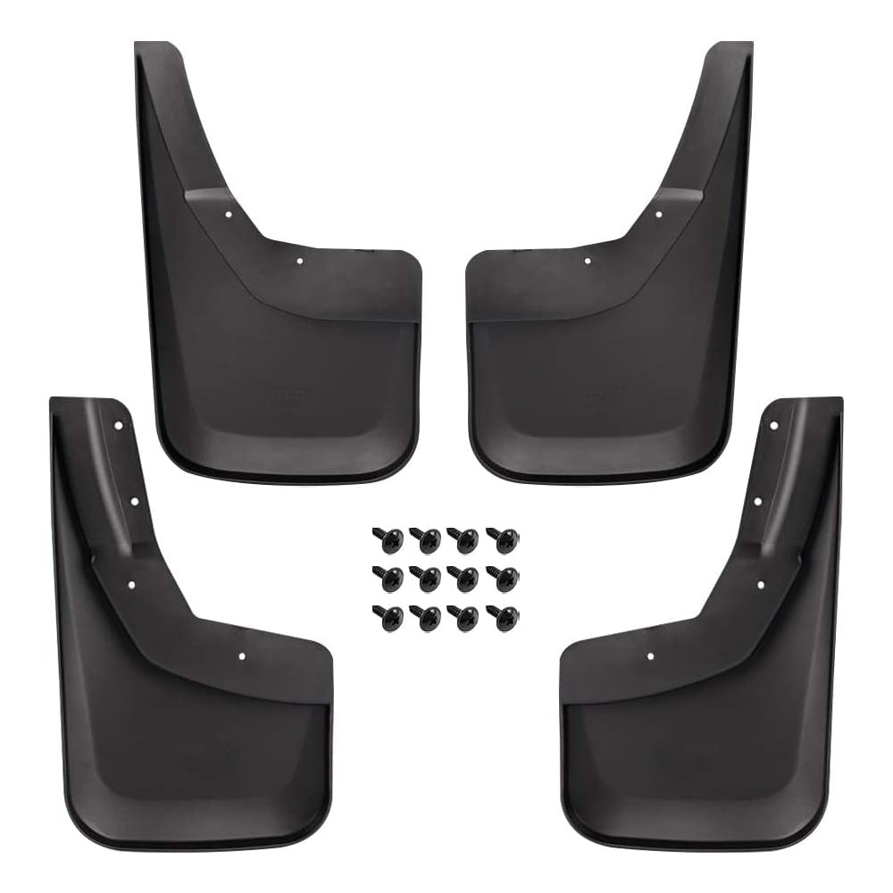 BOXI Set of 4 Front and Rear Side Mud Flaps Splash Guards Compatible with Chevrolet BX08600023-1