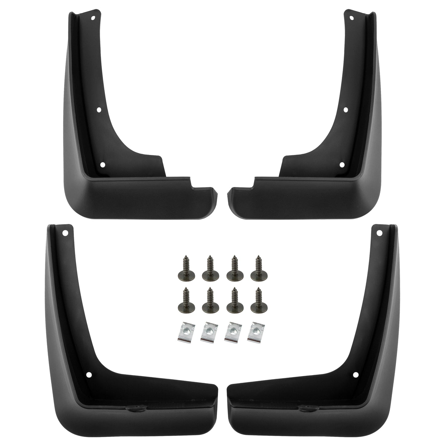 BOXI Set of 4 Front and Rear Side Mud Flaps Splash Guards Compatible for Hyundai Tucson 2016 2017