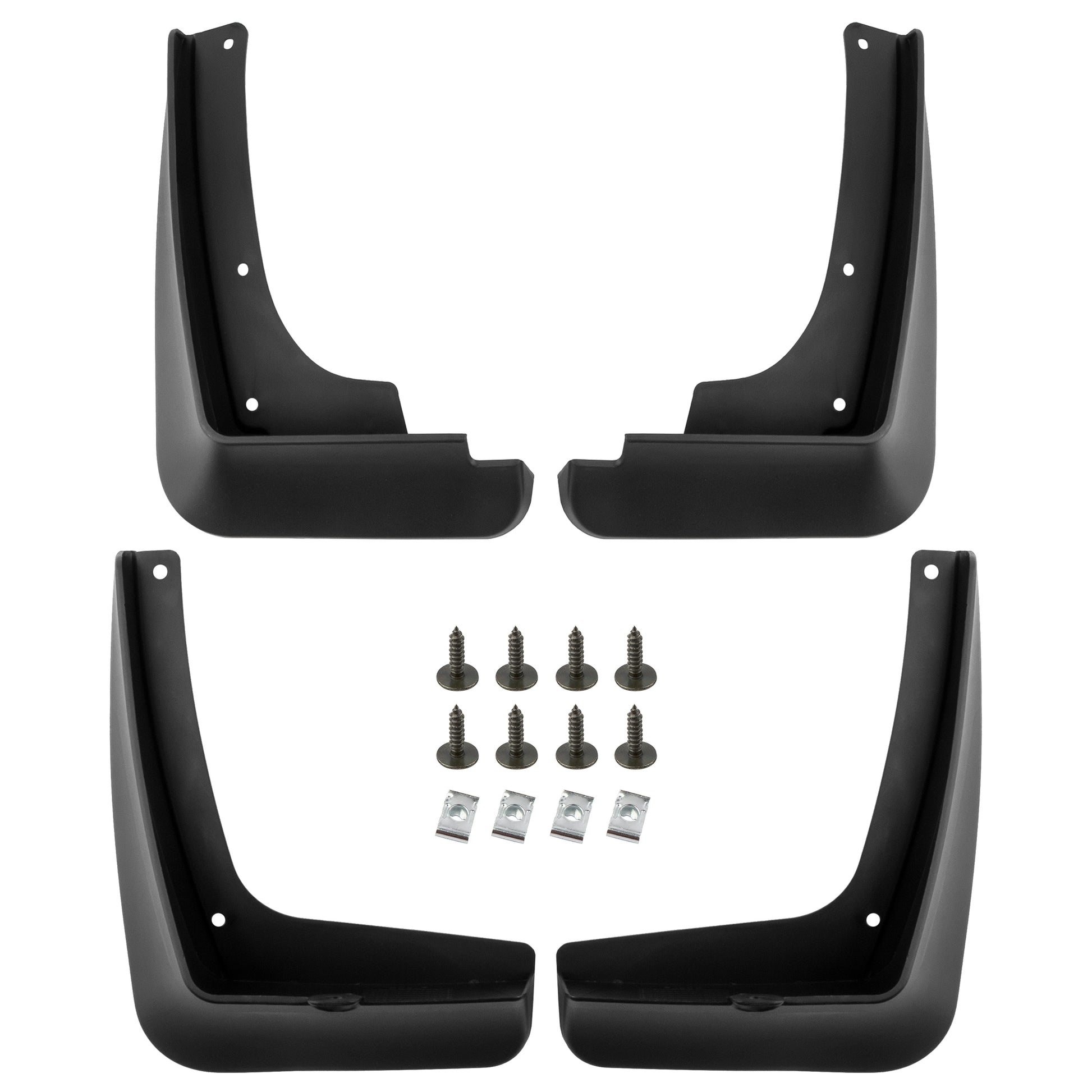 BOXI Set of 4 Front and Rear Side Mud Flaps Splash Guards Compatible for Hyundai Tucson 2016 2017