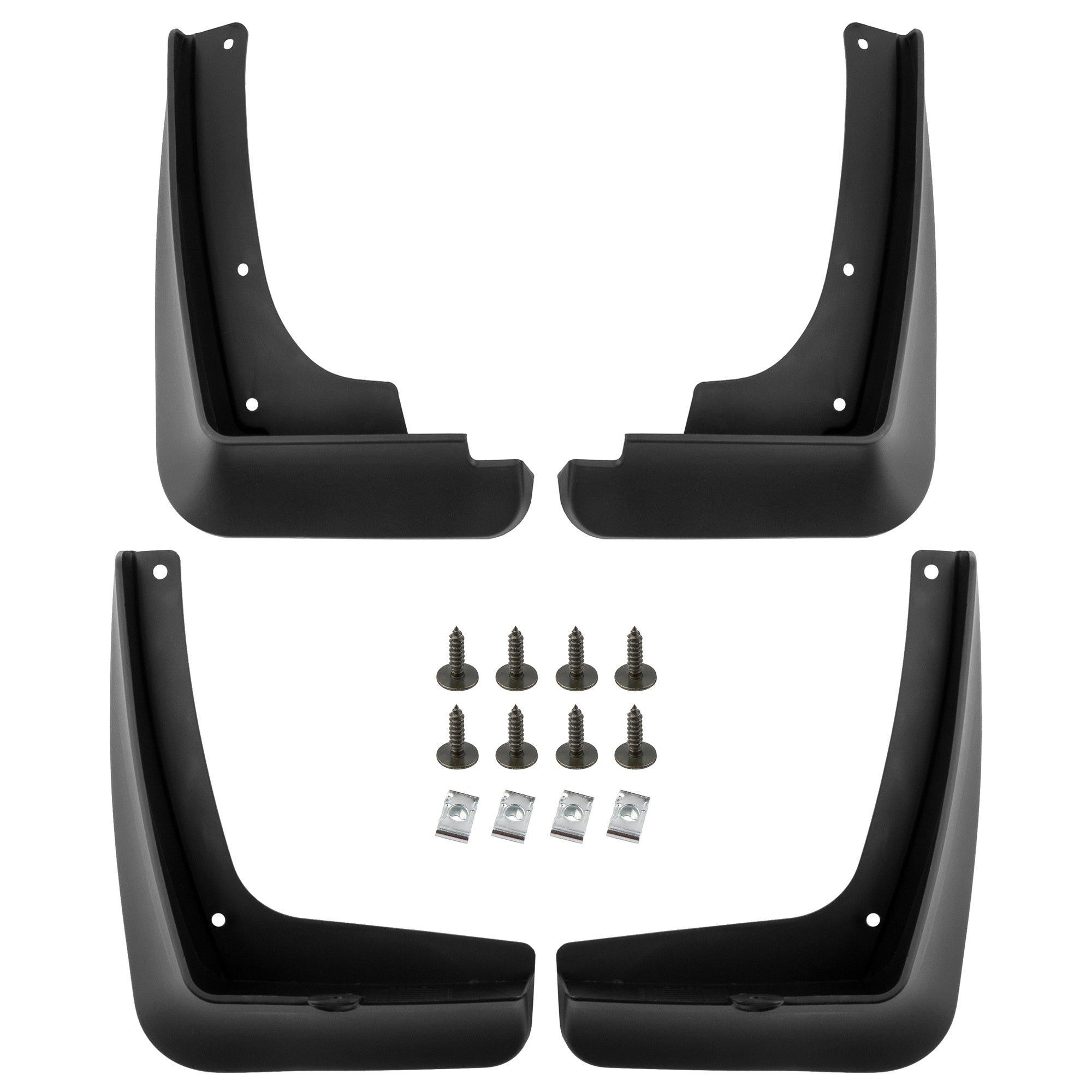 BOXI Set of 4 Front and Rear Side Mud Flaps Splash Guards Compatible for Hyundai Tucson 2016 2017
