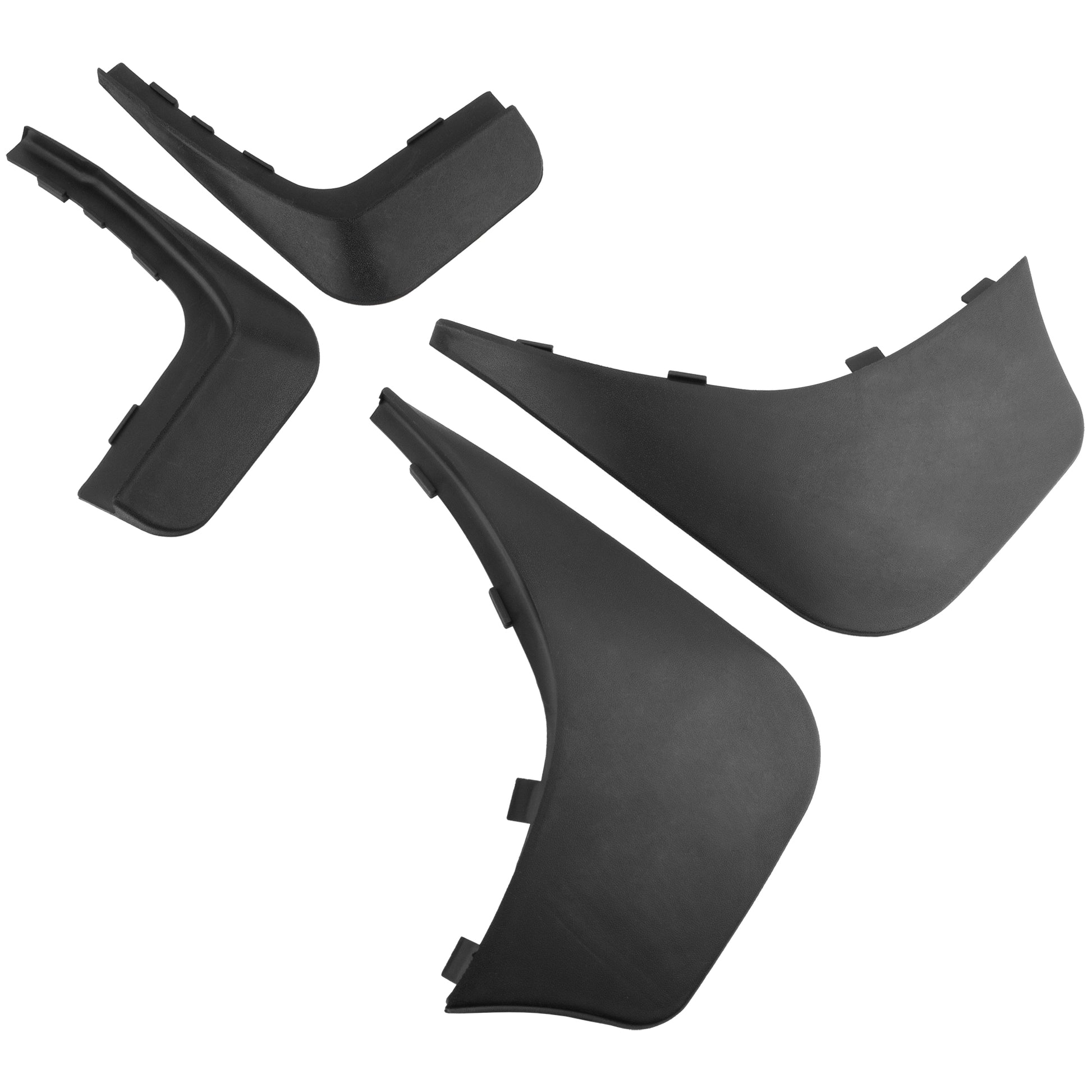 BOXI Set of 4 Front and Rear Side Mud Flaps Splash Guards Compatible for Smart Fortwo 2008 2009 — product photo 2