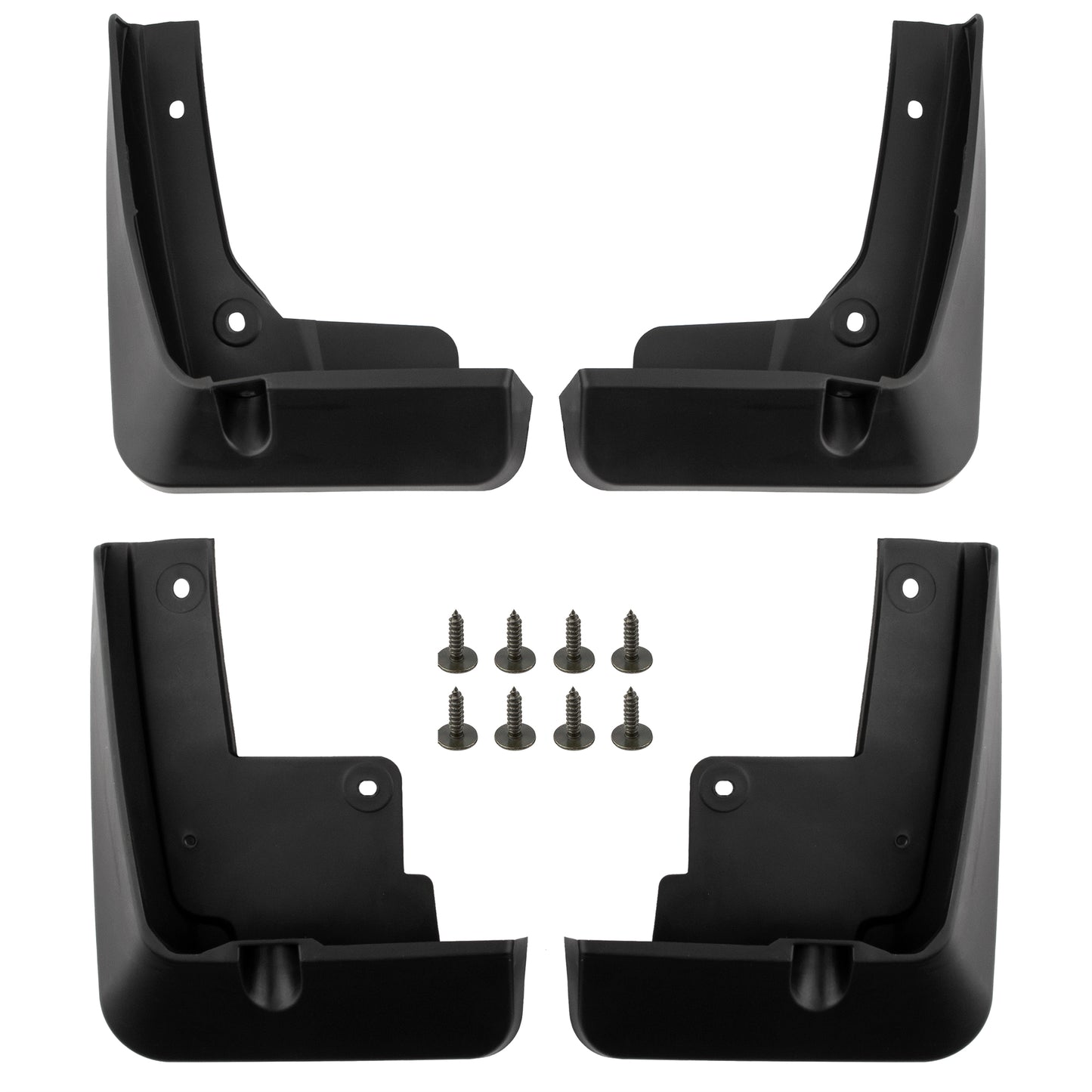 BOXI Set of 4 Front and Rear Side Mud Flaps Splash Guards Compatible for Toyota Avalon 2019-2020 V6