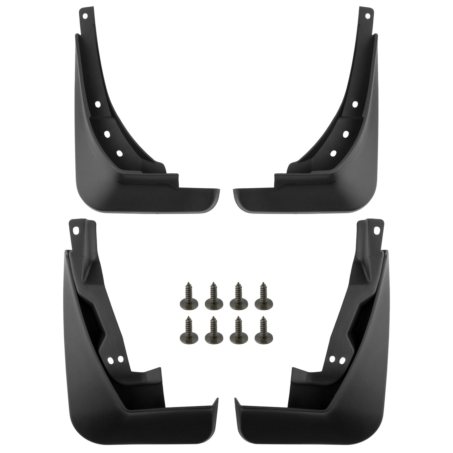 BOXI Set of 4 Front and Rear Side Mud Flaps Splash Guards Compatible for Audi A4 A4 Quattro 2.0L l4