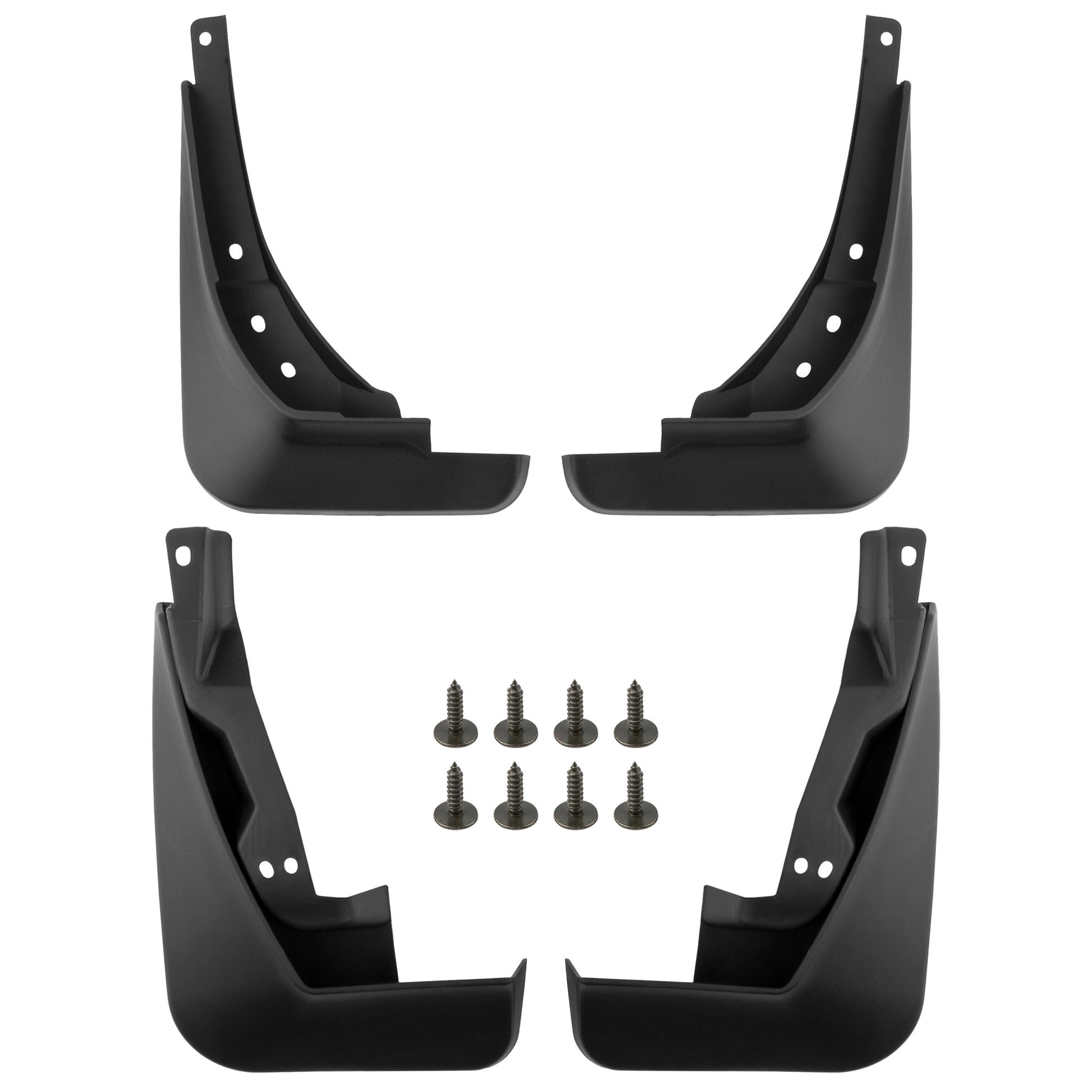 BOXI Set of 4 Front and Rear Side Mud Flaps Splash Guards Compatible for Audi A4 A4 Quattro 2.0L l4