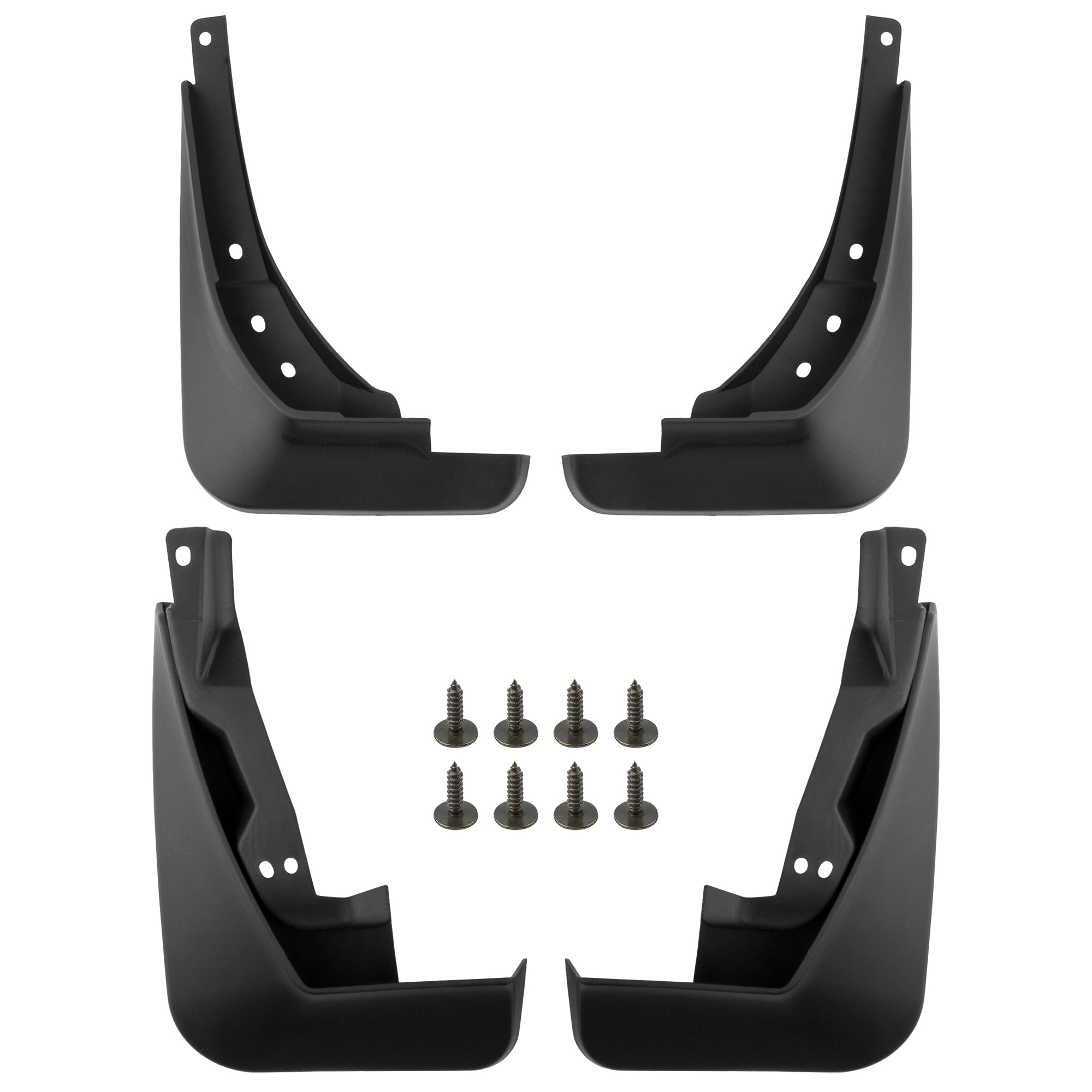 BOXI Set of 4 Front and Rear Side Mud Flaps Splash Guards Compatible for Audi A4 A4 Quattro 2.0L l4