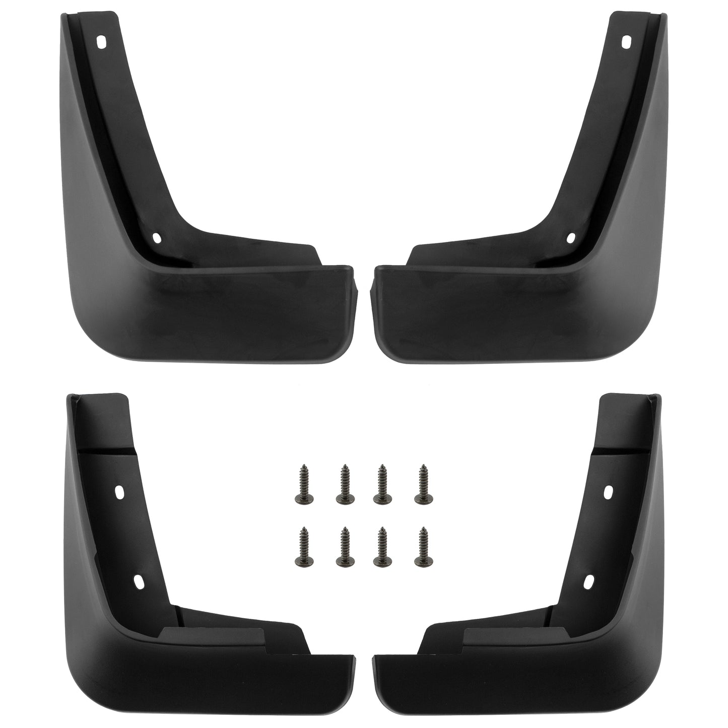 BOXI Set of 4 Front and Rear Side Mud Flaps Splash Guards Compatible for Buick Lacrosse 2018-2019