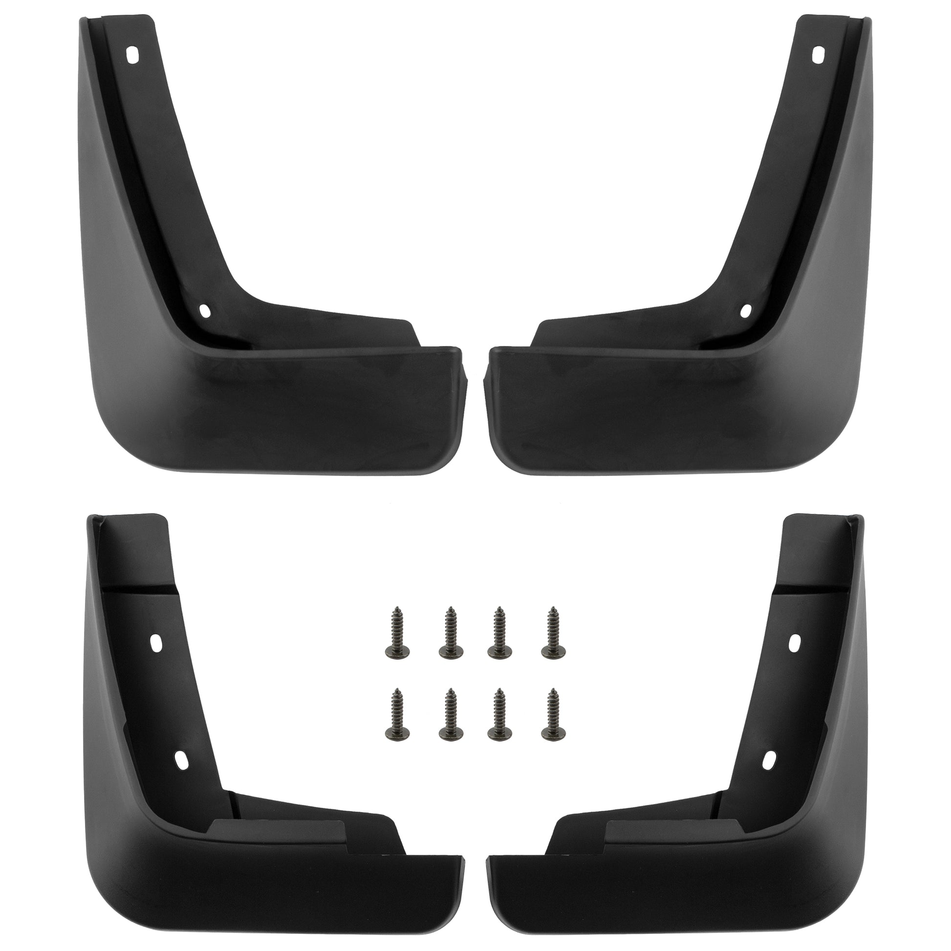 BOXI Set of 4 Front and Rear Side Mud Flaps Splash Guards Compatible for Buick Lacrosse 2018-2019