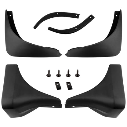 BOXI Set of 4 Front and Rear Side Mud Flaps Splash Guards Compatible for Nissan 350Z V6 3.5L 2003