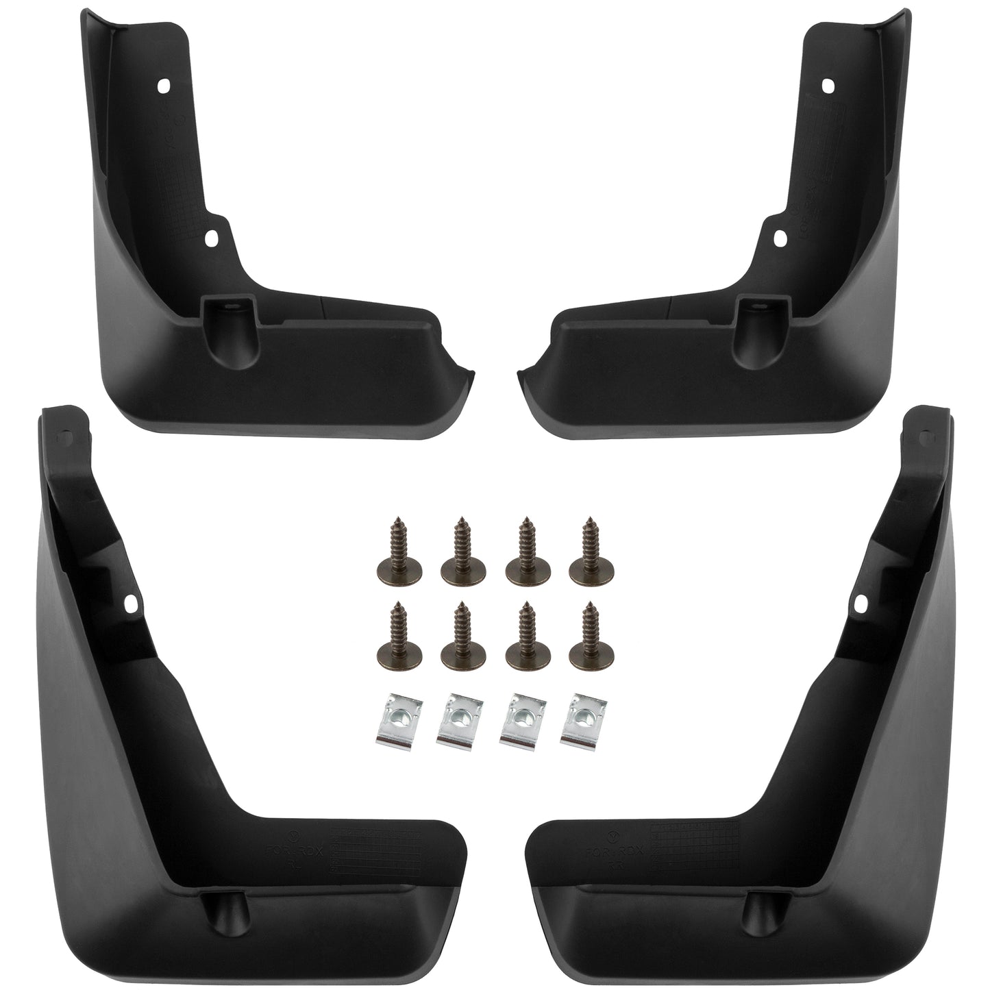 BOXI Set of 4 Front and Rear Side Mud Flaps Splash Guards Compatible for Acura RDX L4 2.0L