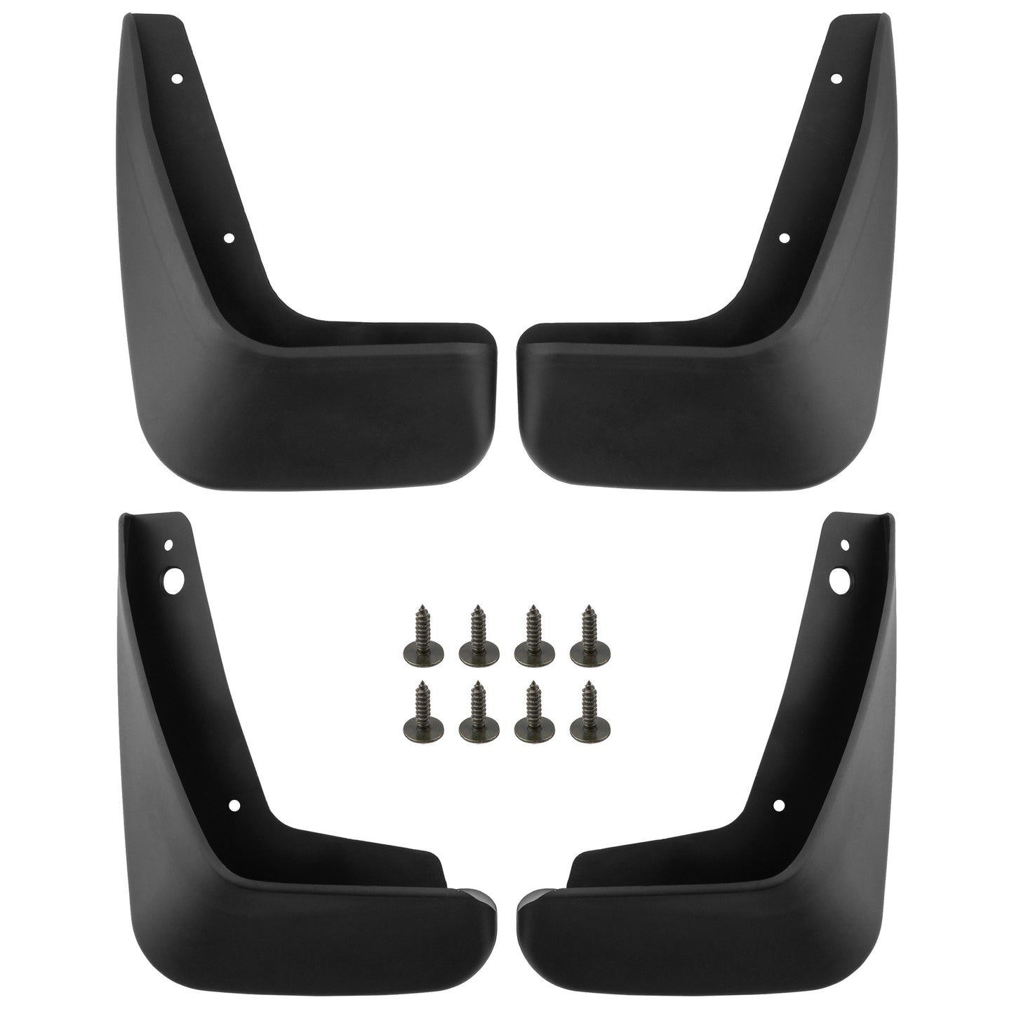 BOXI Set of 4 Front and Rear Side Mud Flaps Splash Guards Compatible for Buick Lacrosse 3.8L 5.3L