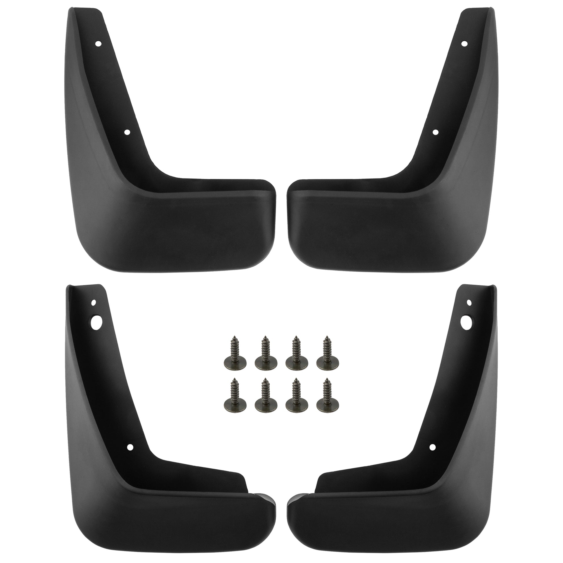 BOXI Set of 4 Front and Rear Side Mud Flaps Splash Guards Compatible for Buick Lacrosse 3.8L 5.3L