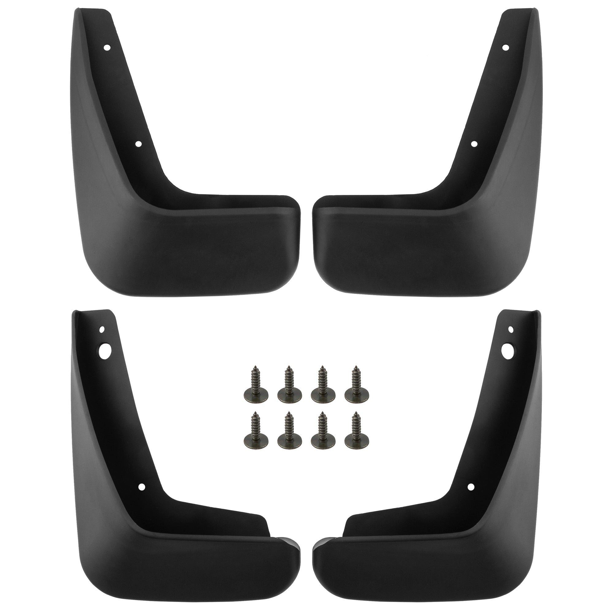 BOXI Set of 4 Front and Rear Side Mud Flaps Splash Guards Compatible for Buick Lacrosse 3.8L 5.3L