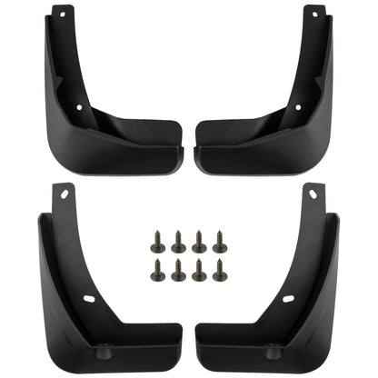 BOXI Set of 4 Front and Rear Side Mud Flaps Splash Guards Compatible for VW Golf 2015 2016 2017