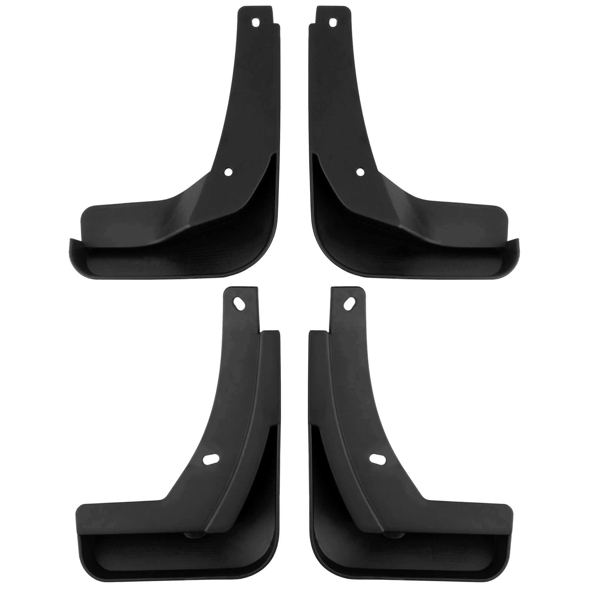 BOXI Set of 4 Front and Rear Side Mud Flaps Splash Guards Compatible for VW Golf 2015 2016 2017 — product photo 2