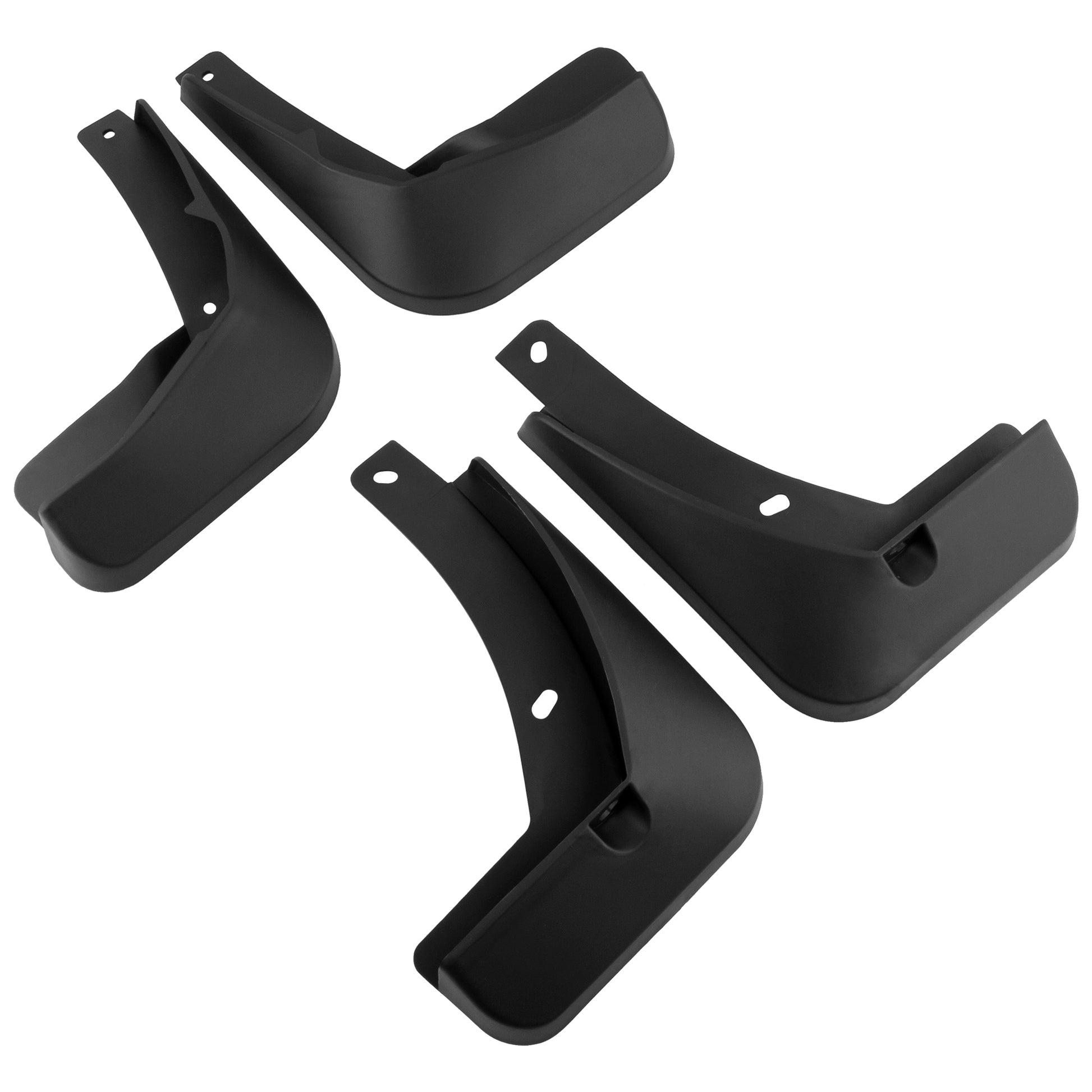 BOXI Set of 4 Front and Rear Side Mud Flaps Splash Guards Compatible for VW Golf 2015 2016 2017 — product photo 3