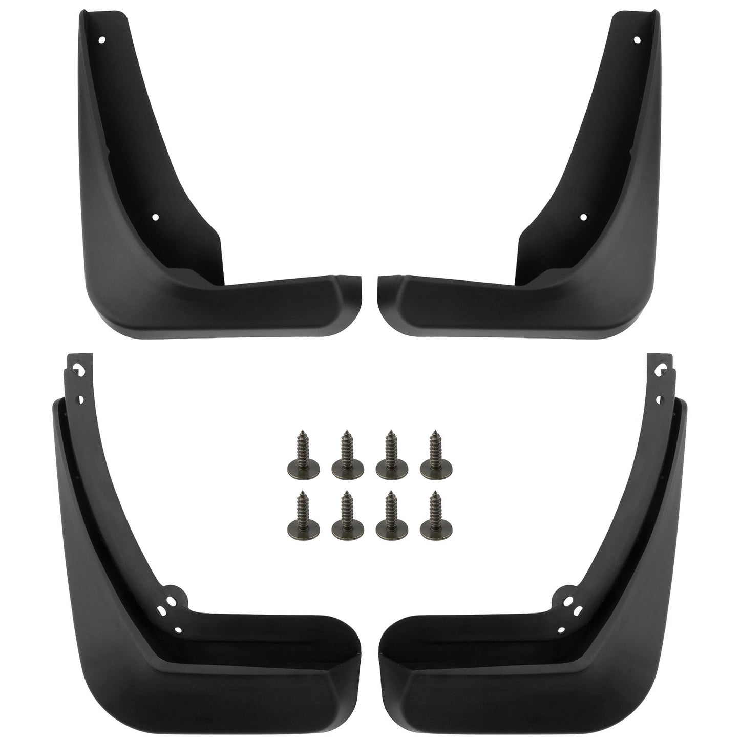 BOXI Set of 4 Front and Rear Side Mud Flaps Splash Guards Compatible for Buick Regal 2011-2017 I4