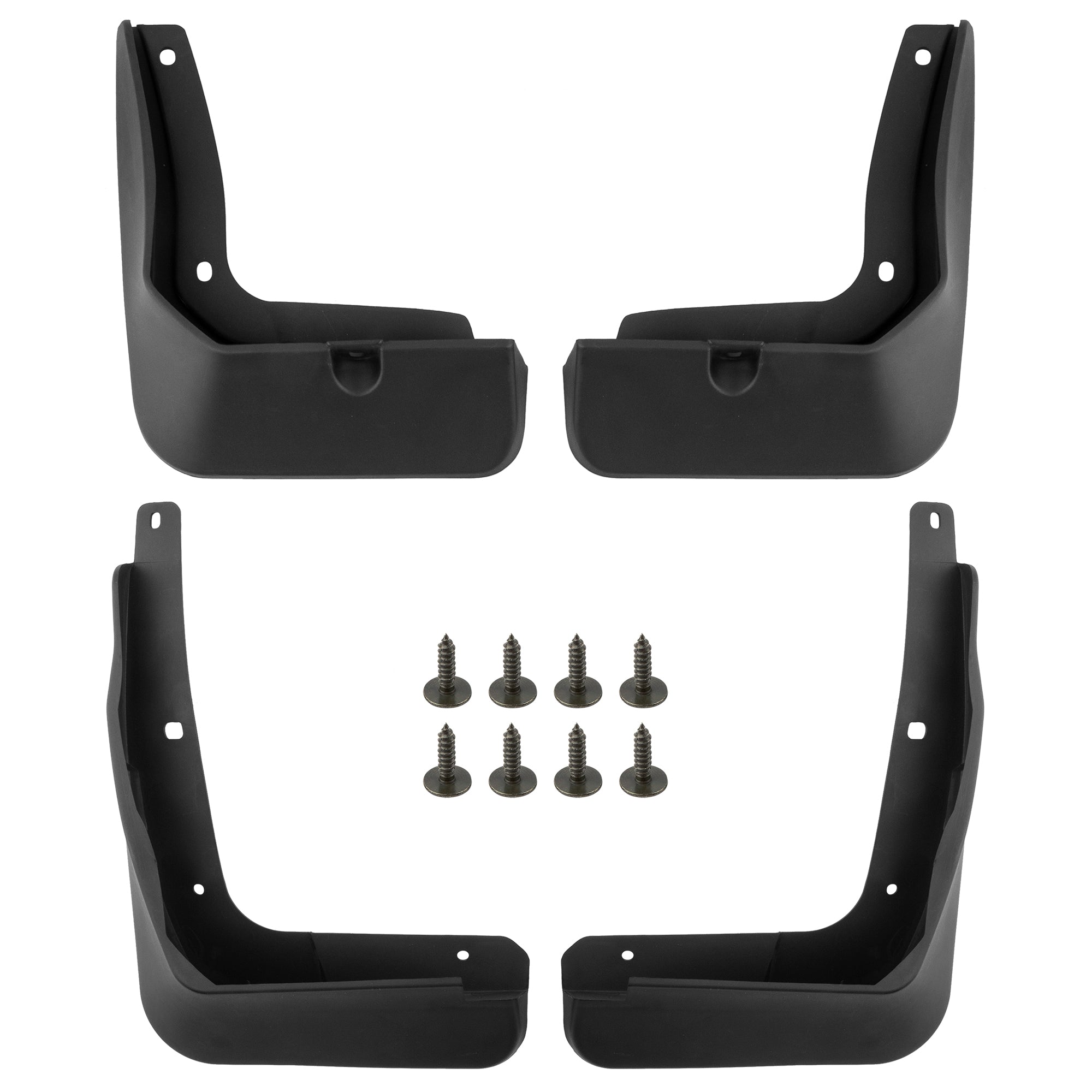 BOXI Set of 4 Front and Rear Side Mud Flaps Splash Guards Compatible for Hyundai Sonata 2018-2019