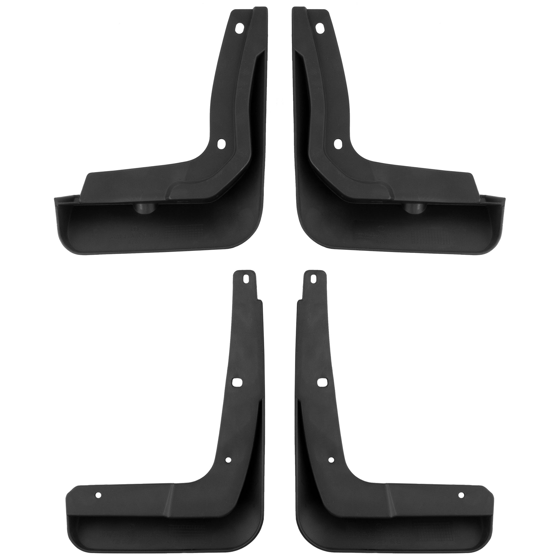BOXI Set of 4 Front and Rear Side Mud Flaps Splash Guards Compatible for Hyundai Sonata 2018-2019 — product photo 2
