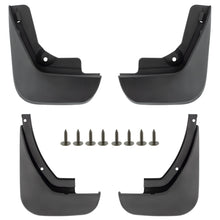 BOXI Set of 4 Front and Rear Side Mud Flaps Splash Guards Compatible for Audi A6 C6 2006 2007 2008