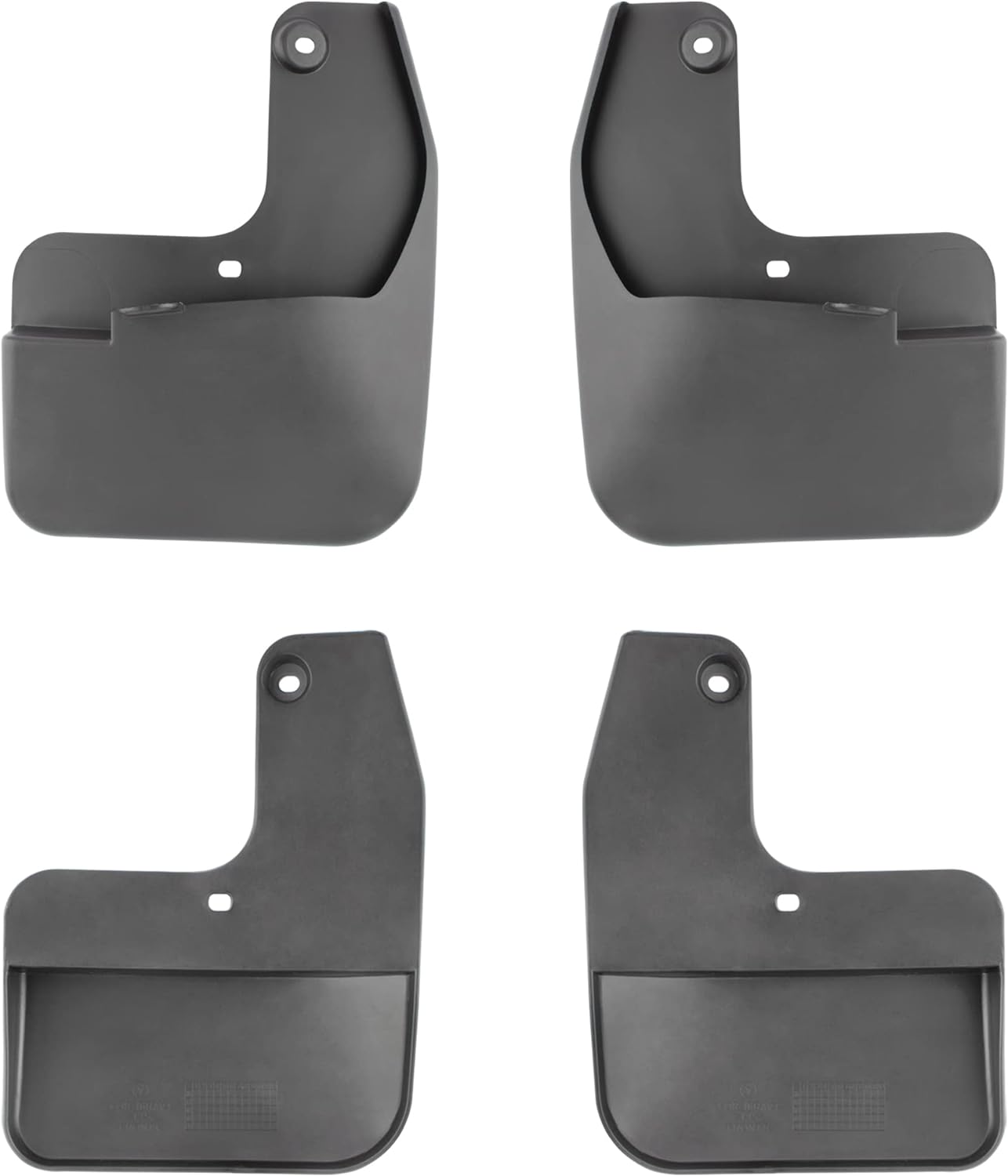 BOXI Set of 4 Front and Rear Side Mud Flaps Splash Guards Compatible for Toyota RAV4 2.5L l4 2016 — product photo 4