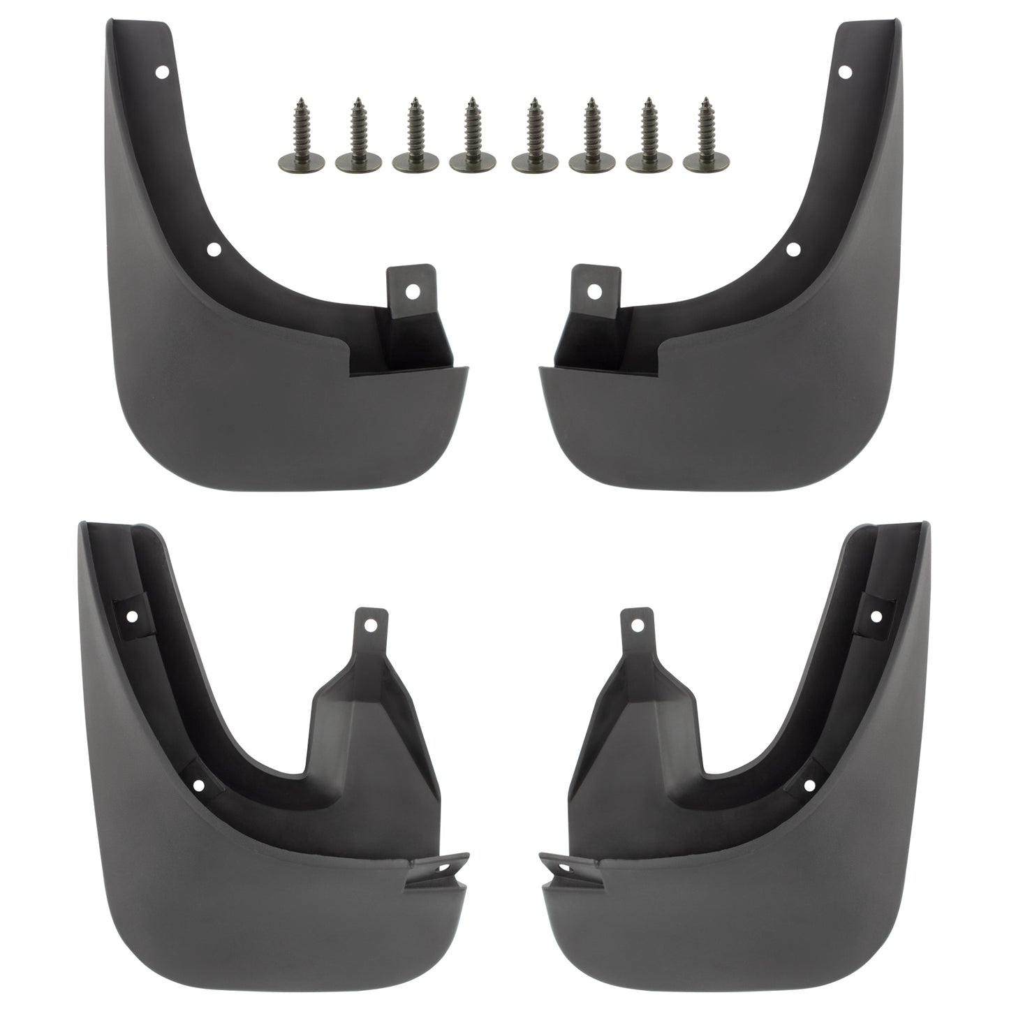 BOXI Set of 4 Front and Rear Side Mud Flaps Splash Guards Compatible for Hyundai Tucson 2005 2006