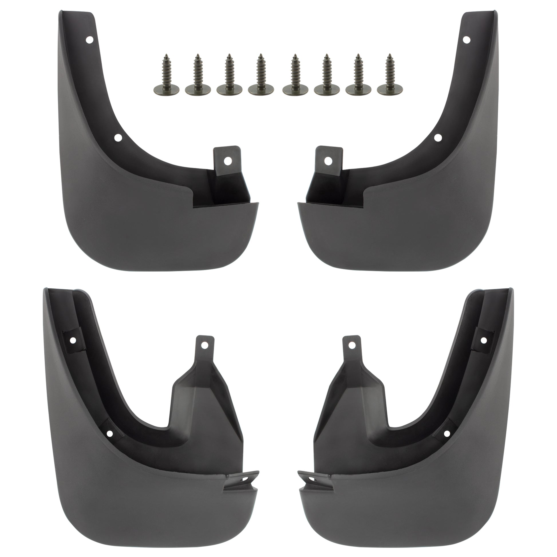 BOXI Set of 4 Front and Rear Side Mud Flaps Splash Guards Compatible for Hyundai Tucson 2005 2006