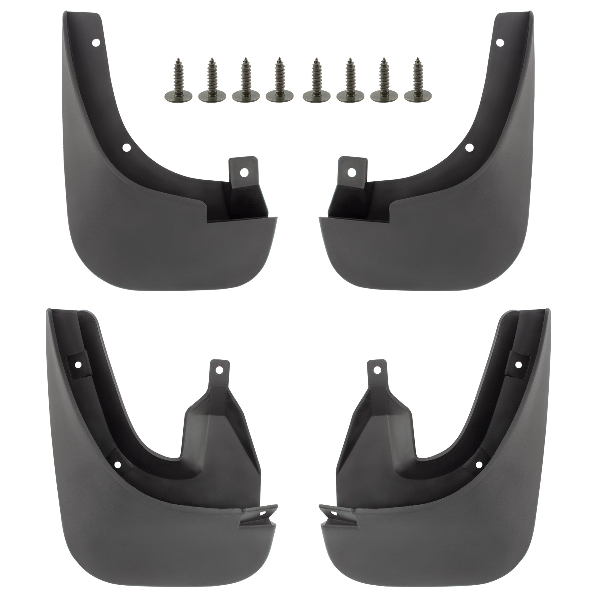 BOXI Set of 4 Front and Rear Side Mud Flaps Splash Guards Compatible for Hyundai Tucson 2005 2006