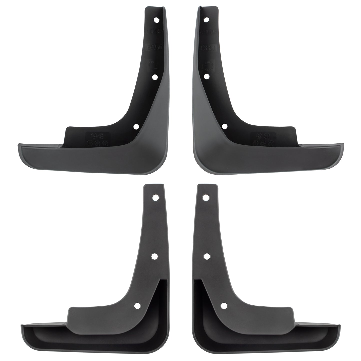 BOXI Set of 4 Front and Rear Side Mud Flaps Splash Guards Compatible for Lexus ES240 ES300 ES350 — product photo 3