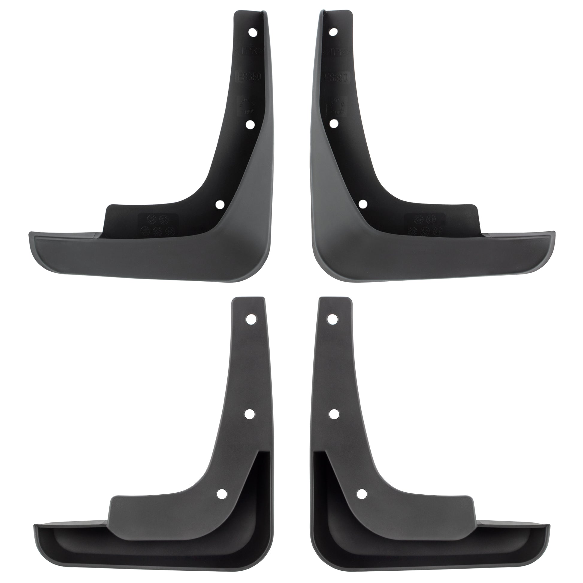 BOXI Set of 4 Front and Rear Side Mud Flaps Splash Guards Compatible for Lexus ES240 ES300 ES350 — product photo 3