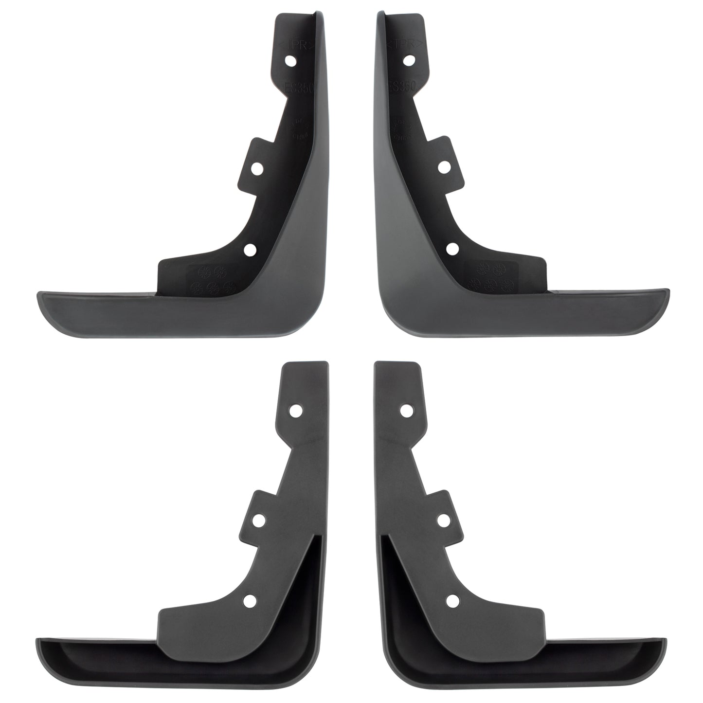 BOXI Set of 4 Front and Rear Side Mud Flaps Splash Guards Compatible for Lexus ES240 ES300 ES350 — product photo 4