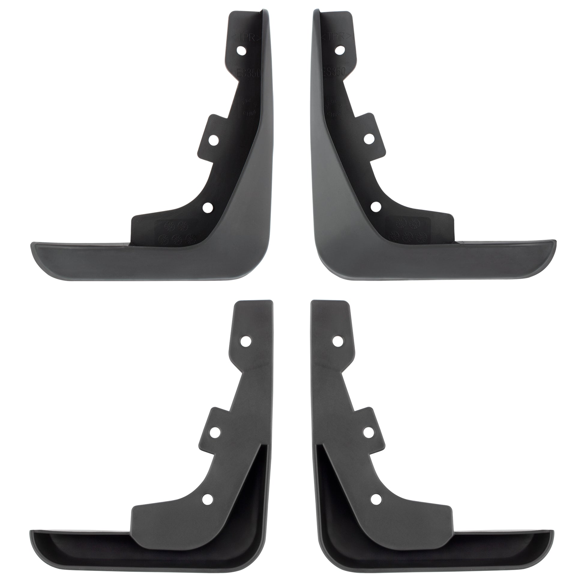 BOXI Set of 4 Front and Rear Side Mud Flaps Splash Guards Compatible for Lexus ES240 ES300 ES350 — product photo 4