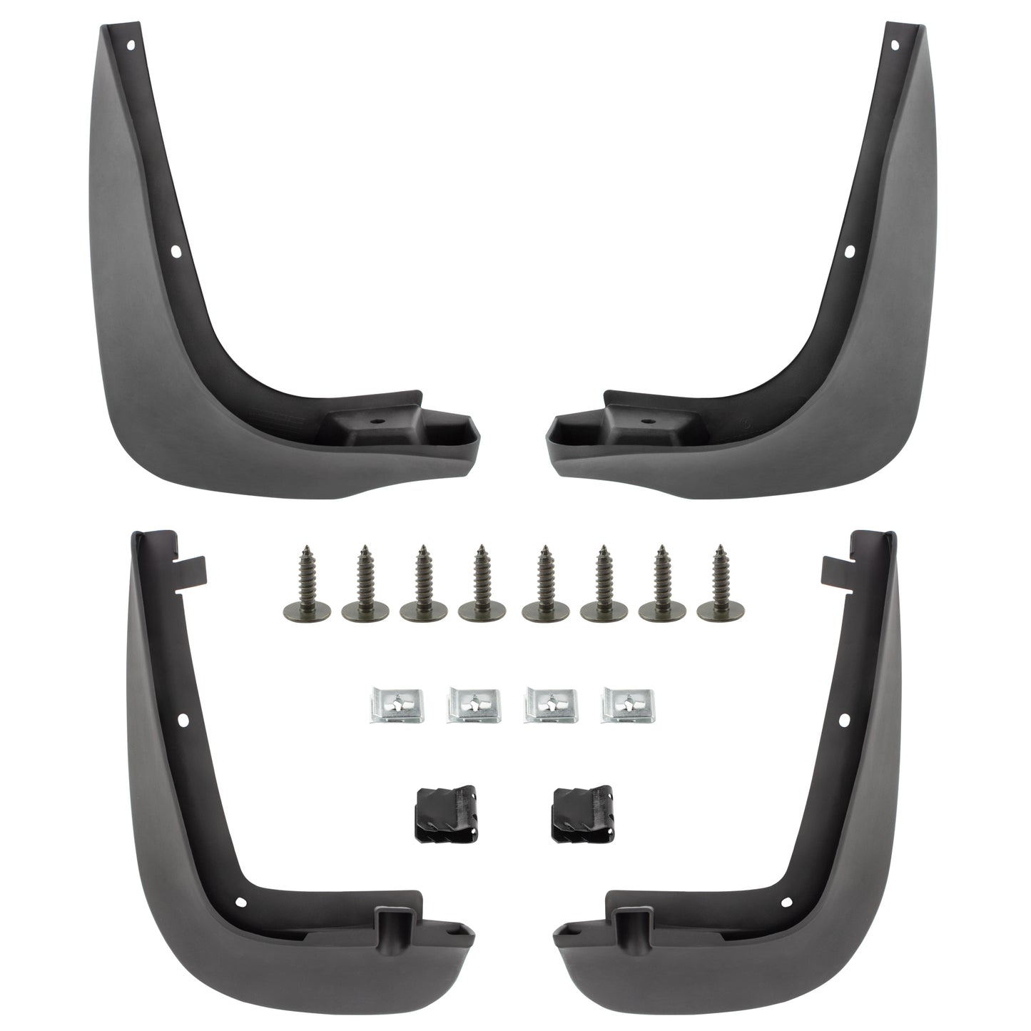 BOXI Set of 4PCS Mud Flaps Splash Guards Mudguards Mudflaps with Hardware Kits Accessory Compatible