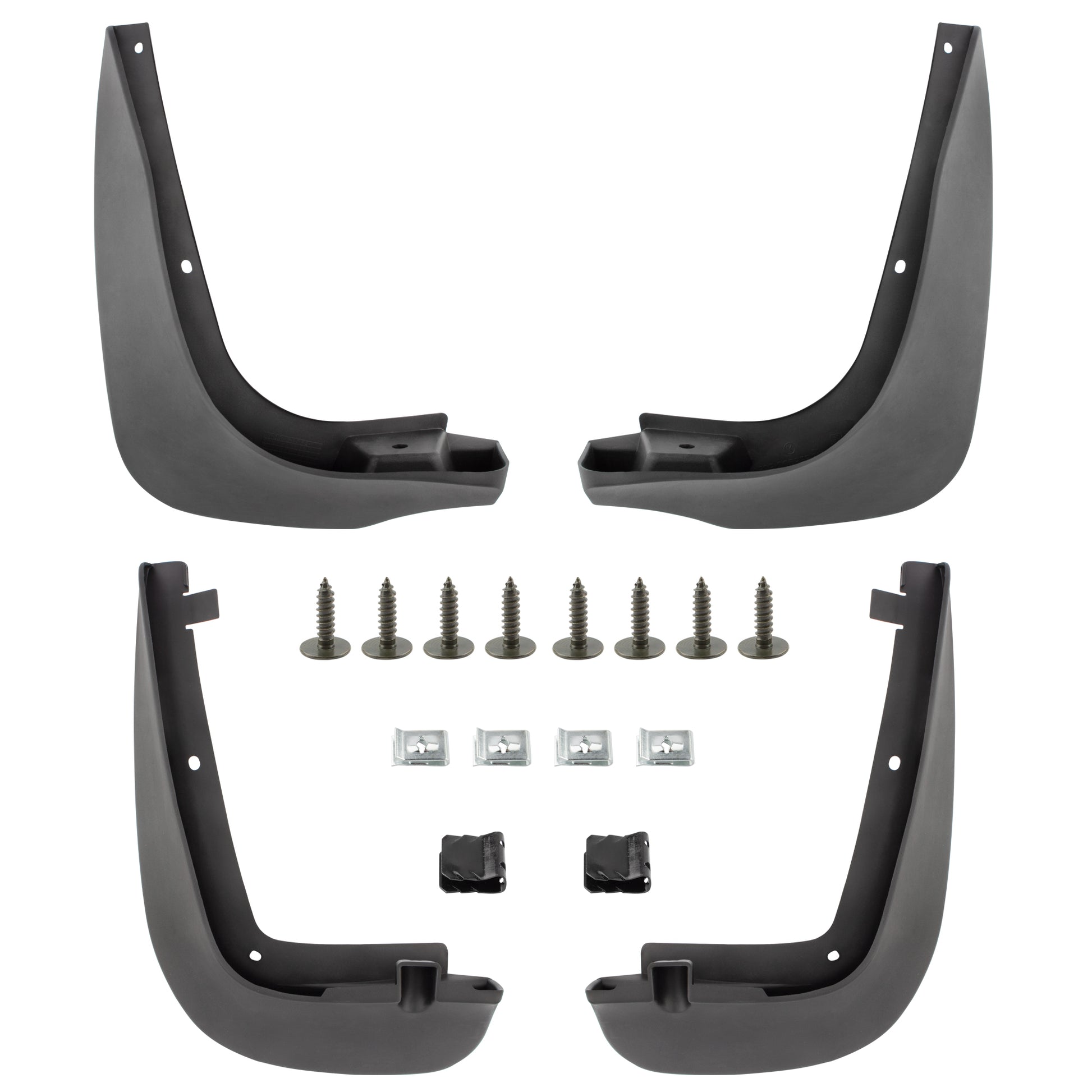 BOXI Set of 4PCS Mud Flaps Splash Guards Mudguards Mudflaps with Hardware Kits Accessory Compatible