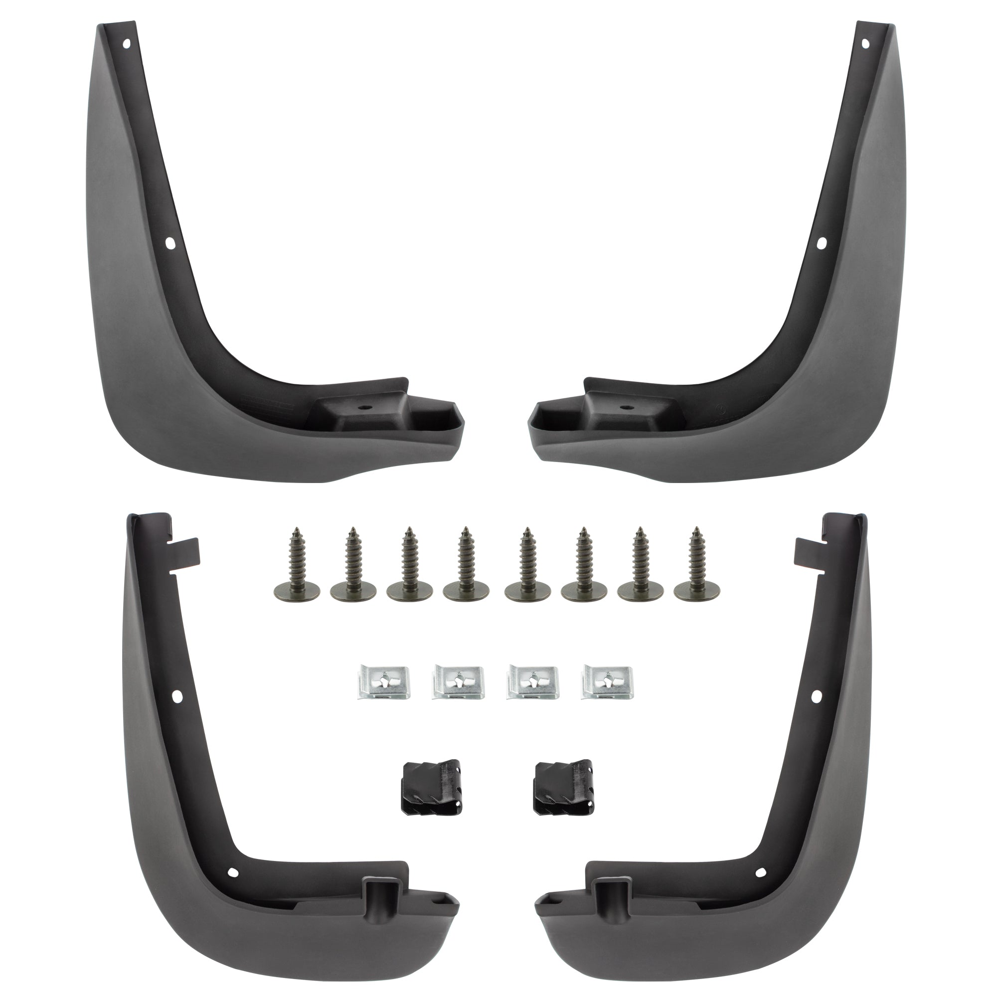 BOXI Set of 4PCS Mud Flaps Splash Guards Mudguards Mudflaps with Hardware Kits Accessory Compatible