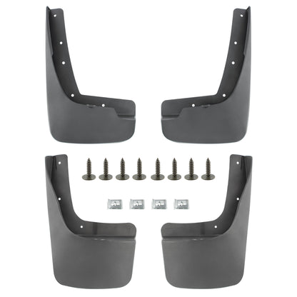 BOXI Set of 4 Front and Rear Side Mud Flaps Splash Guards Fit for Jeep Liberty KK 2008 2009 2010