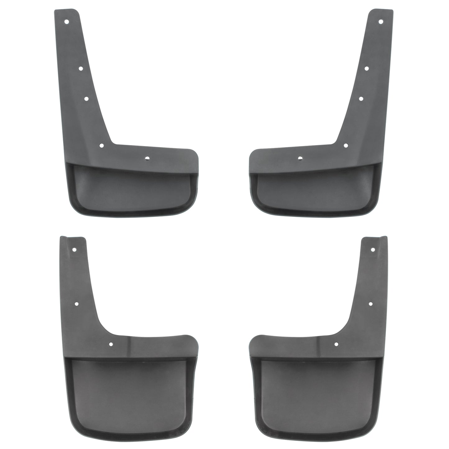 BOXI Set of 4 Front and Rear Side Mud Flaps Splash Guards Fit for Jeep Liberty KK 2008 2009 2010 — product photo 2