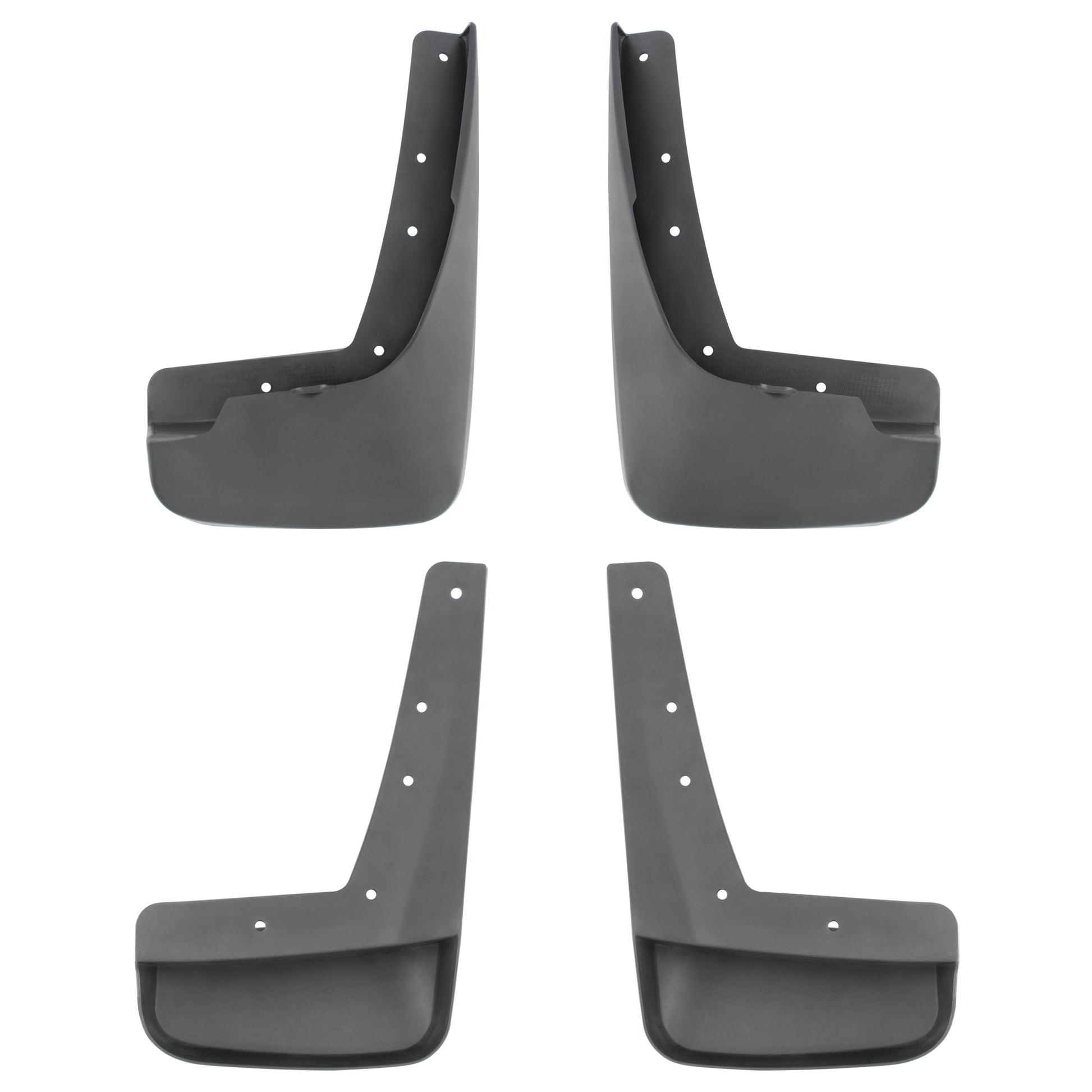 BOXI Set of 4 Front and Rear Side Mud Flaps Splash Guards Fit for Jeep Liberty KK 2008 2009 2010 — product photo 3