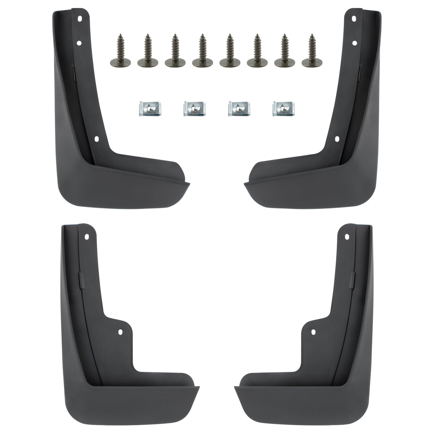 BOXI Set of 4 Front and Rear Side Mud Flaps Splash Guards Compatible for Buick Envision 2016-2019