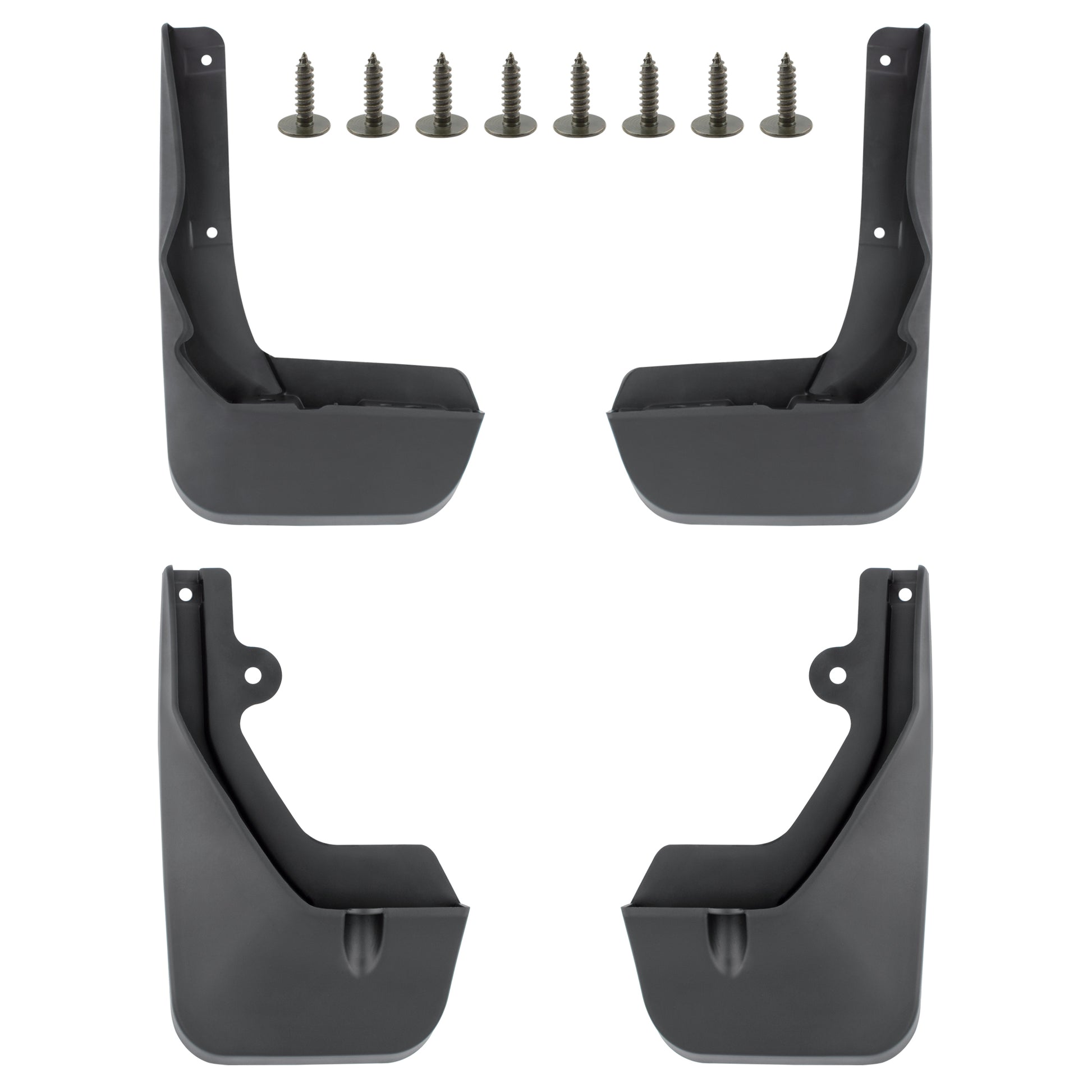 BOXI Set of 4 Front and Rear Side Splash Guards Mud Flaps Mudflaps Mudguards Fit for Lexus RX350