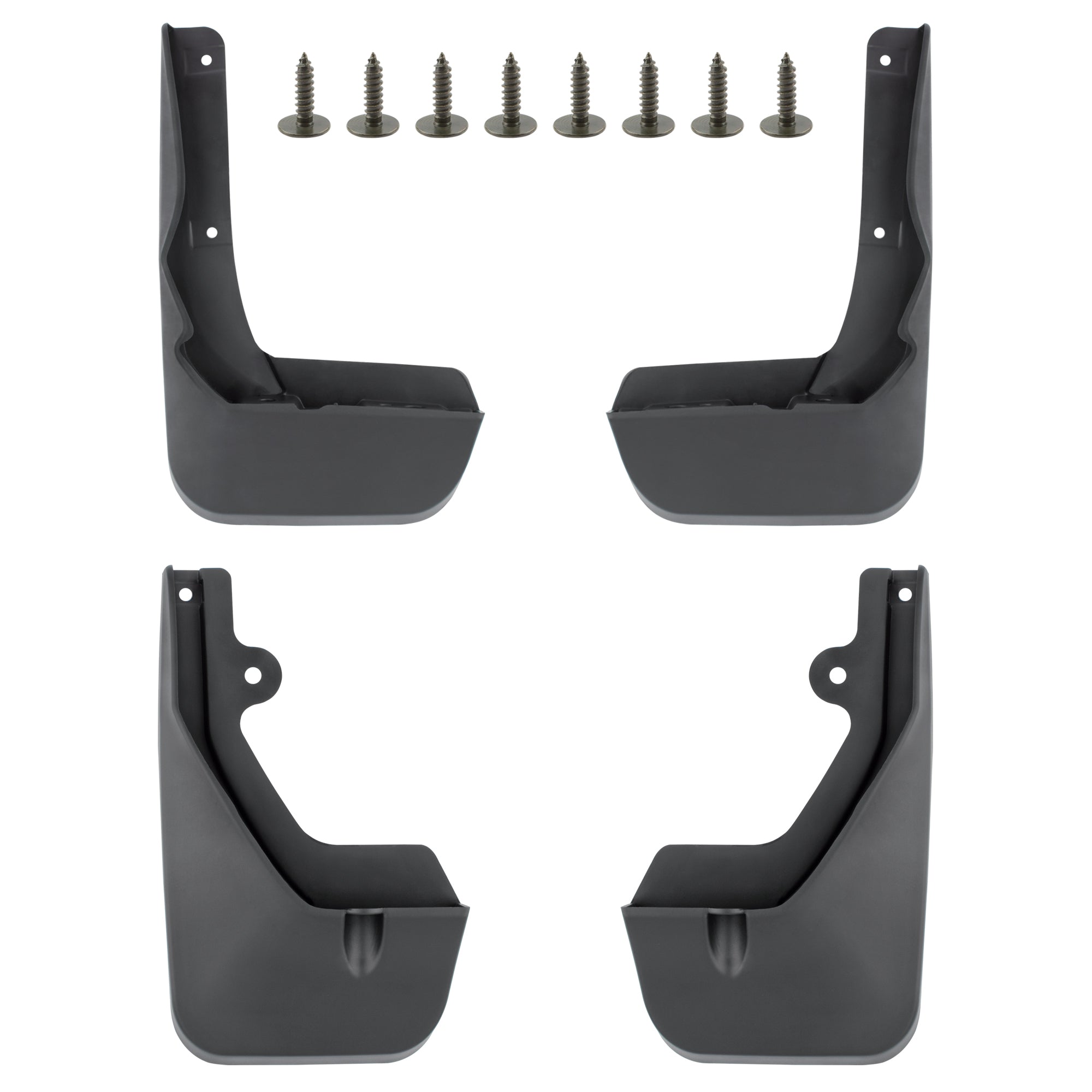 BOXI Set of 4 Front and Rear Side Splash Guards Mud Flaps Mudflaps Mudguards Fit for Lexus RX350