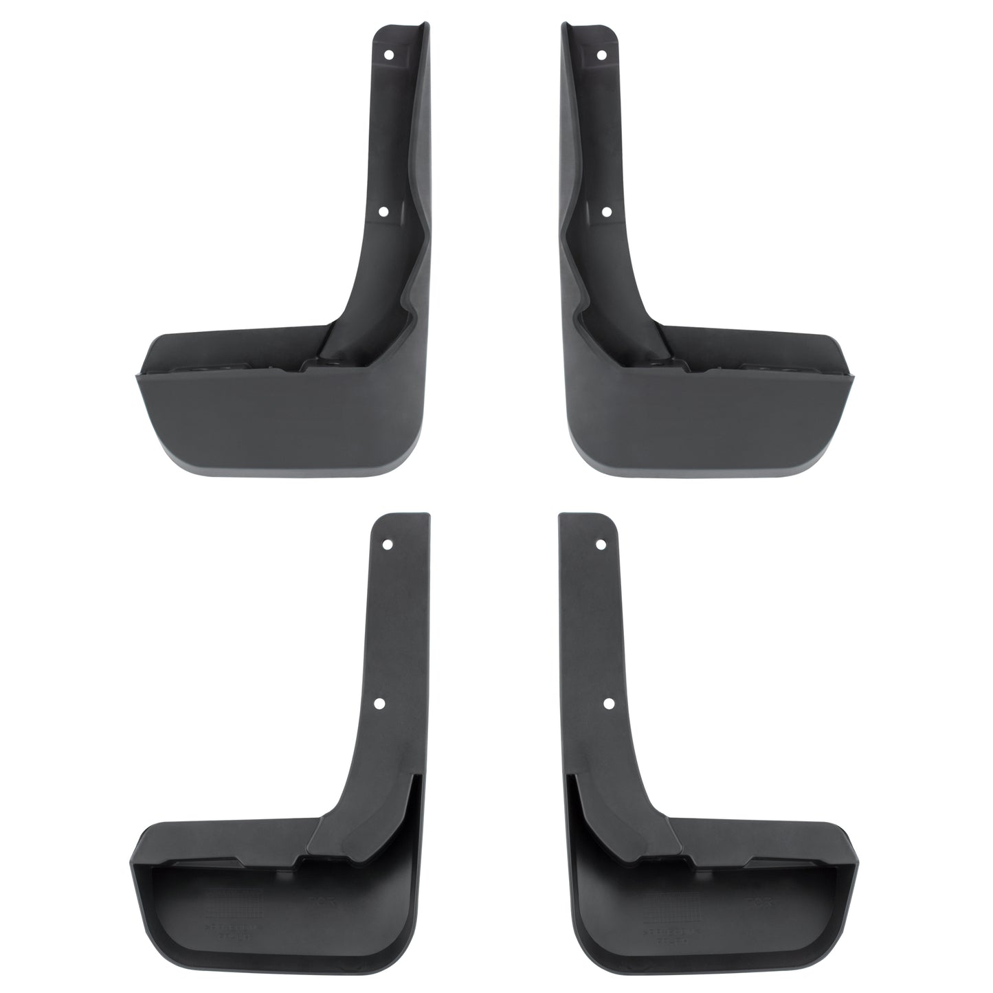 BOXI Set of 4 Front and Rear Side Splash Guards Mud Flaps Mudflaps Mudguards Fit for Lexus RX350 — product photo 3