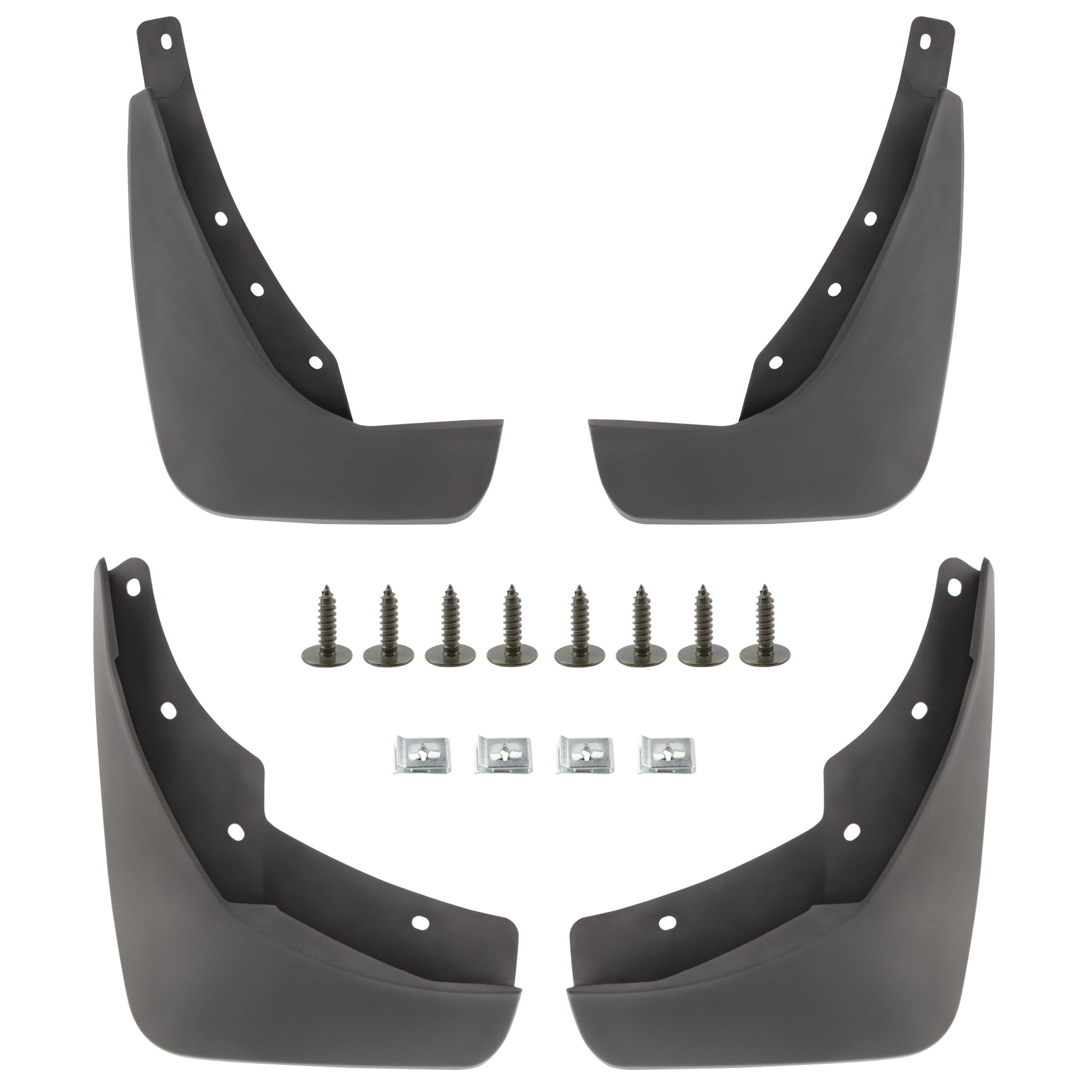 BOXI Set of 4 Front and Rear Side Splash Guards Mud Flaps Mudflaps Mudguards Compatible for Volvo