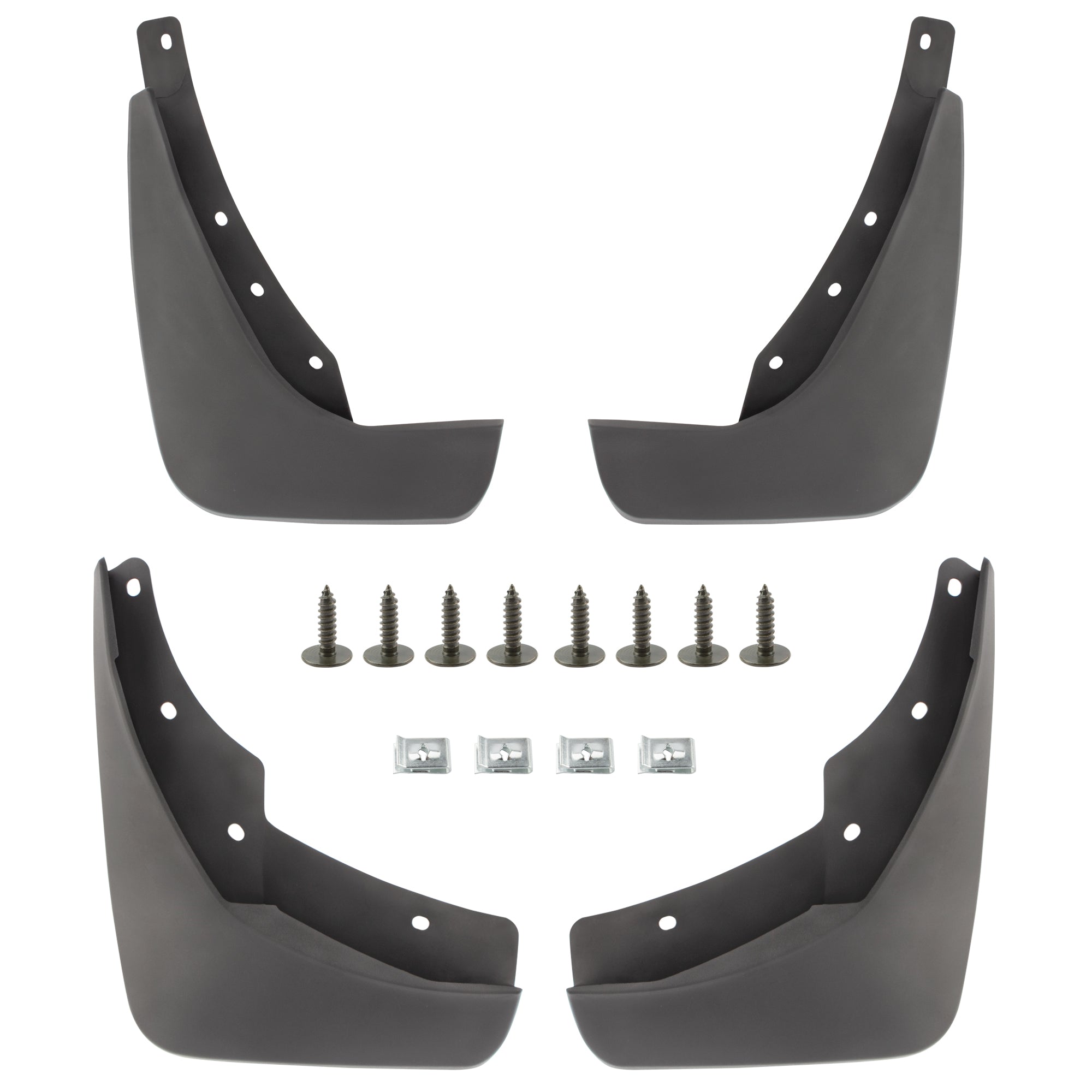 BOXI Set of 4 Front and Rear Side Splash Guards Mud Flaps Mudflaps Mudguards Compatible for Volvo