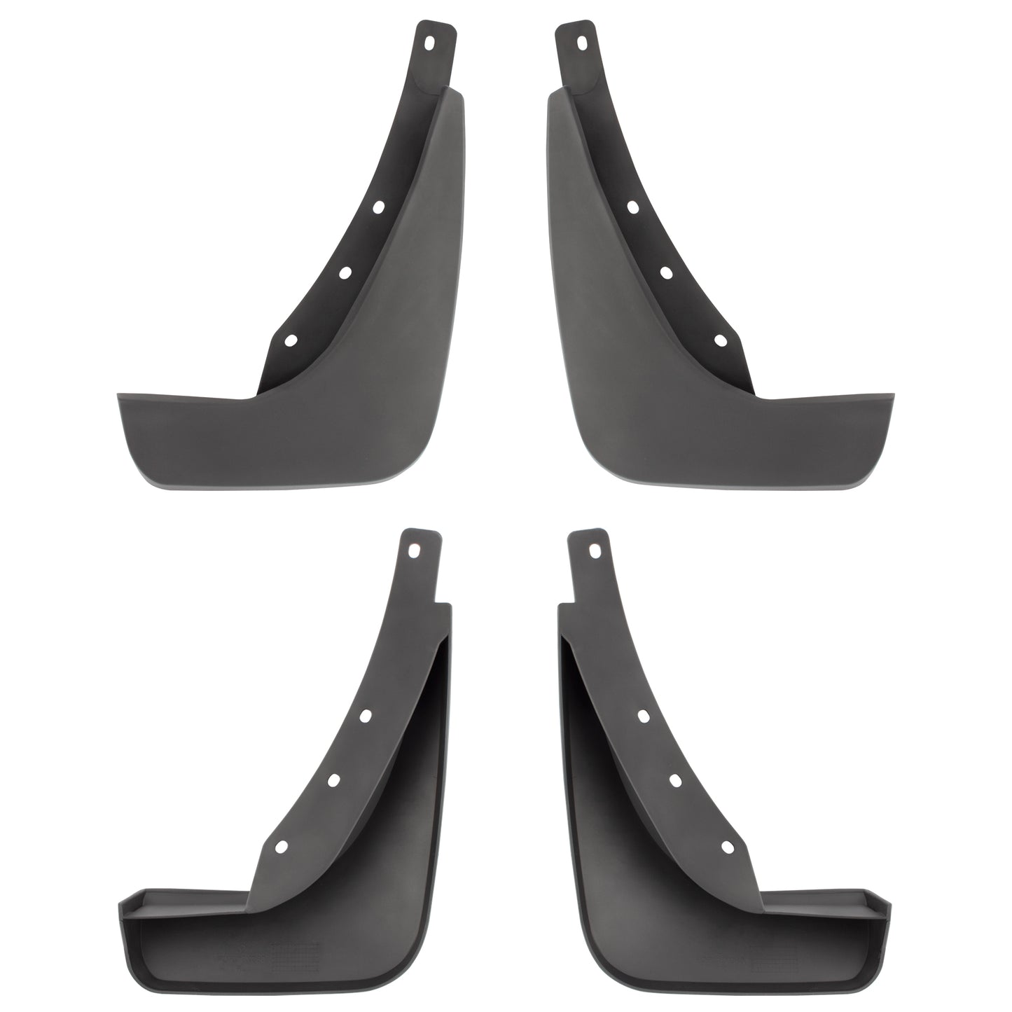 BOXI Set of 4 Front and Rear Side Splash Guards Mud Flaps Mudflaps Mudguards Compatible for Volvo — product photo 4