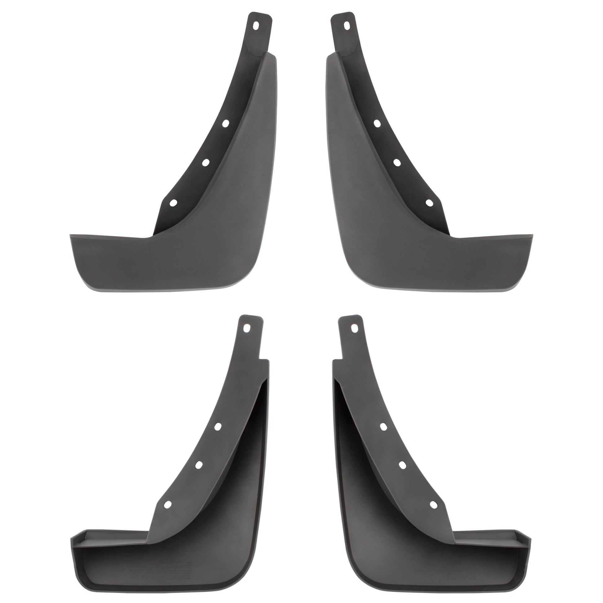 BOXI Set of 4 Front and Rear Side Splash Guards Mud Flaps Mudflaps Mudguards Compatible for Volvo — product photo 4