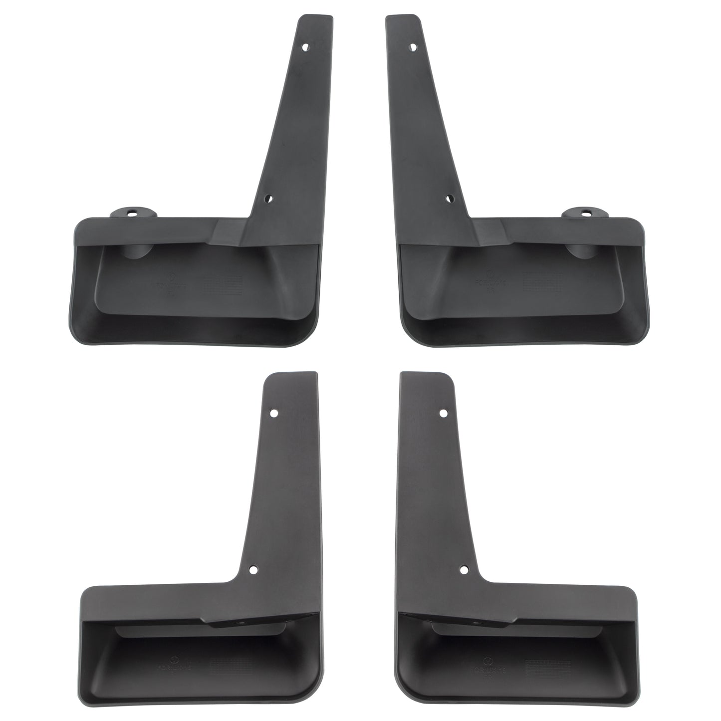 BOXI Set of 4 Front and Rear Side Splash Guards Mud Flaps Mudflaps Mudguards Fit for Lexus UX200 — product photo 2