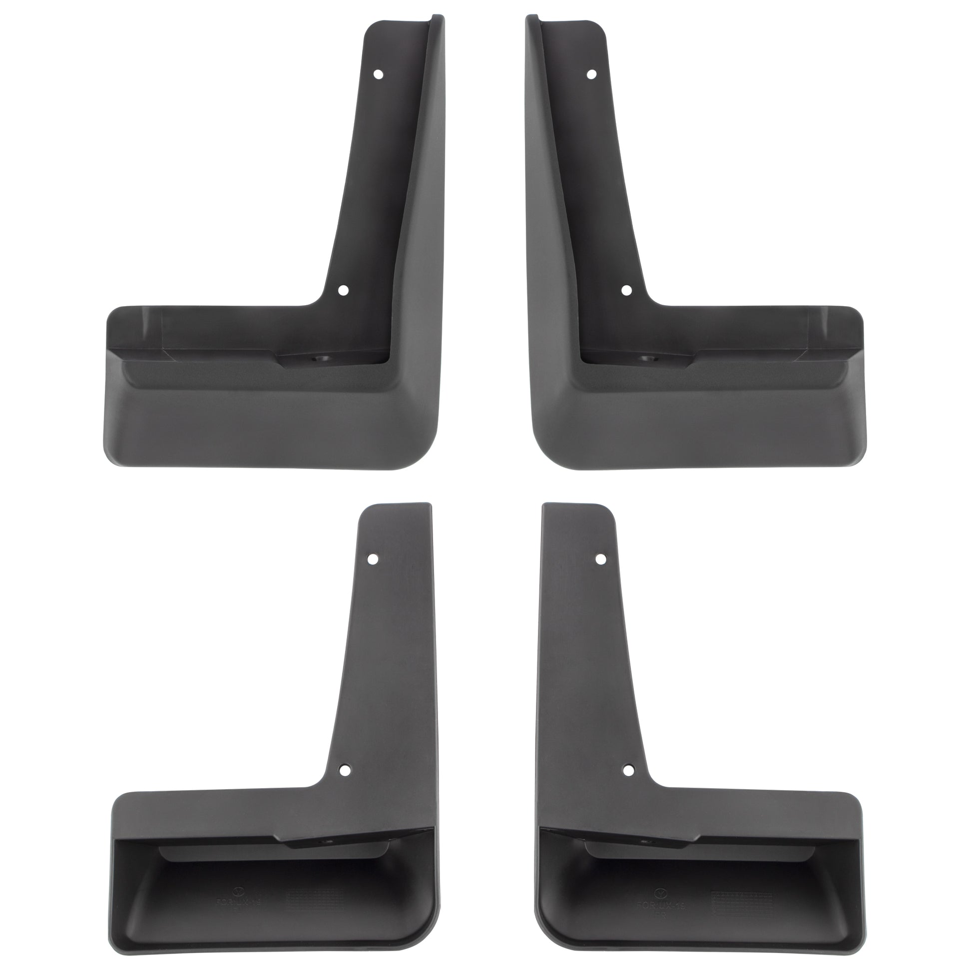 BOXI Set of 4 Front and Rear Side Splash Guards Mud Flaps Mudflaps Mudguards Fit for Lexus UX200 — product photo 4