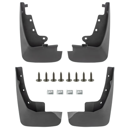 BOXI Set of 4 Front and Rear Side Mud Flaps Splash Guards Compatible for Ford Edge 2015 2016 2017