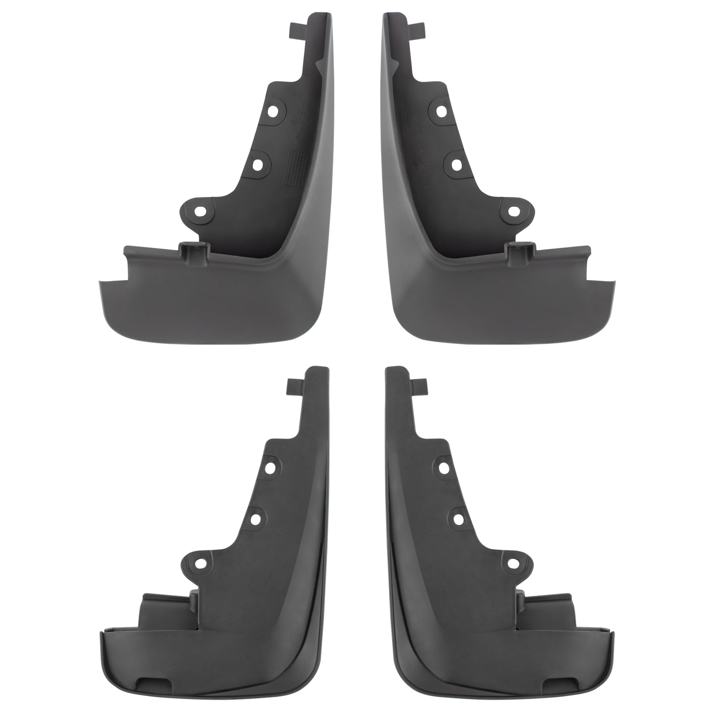 BOXI Set of 4 Front and Rear Side Mud Flaps Splash Guards Compatible for Ford Edge 2015 2016 2017 — product photo 3