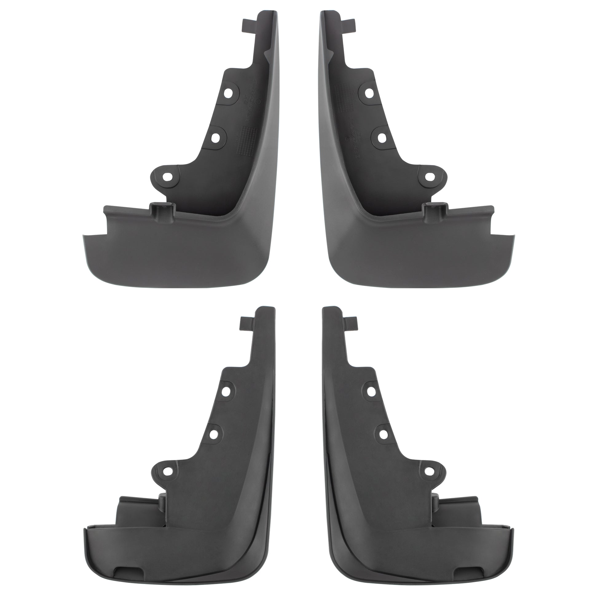 BOXI Set of 4 Front and Rear Side Mud Flaps Splash Guards Compatible for Ford Edge 2015 2016 2017 — product photo 3